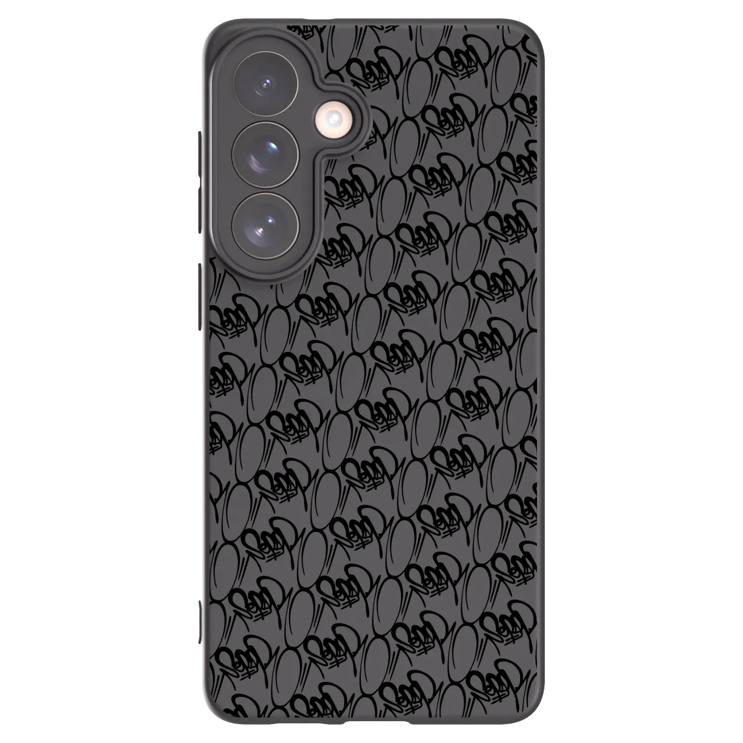 Picasee silikonový černý obal pro Samsung Galaxy S26+ - Separ - Black On Black 2