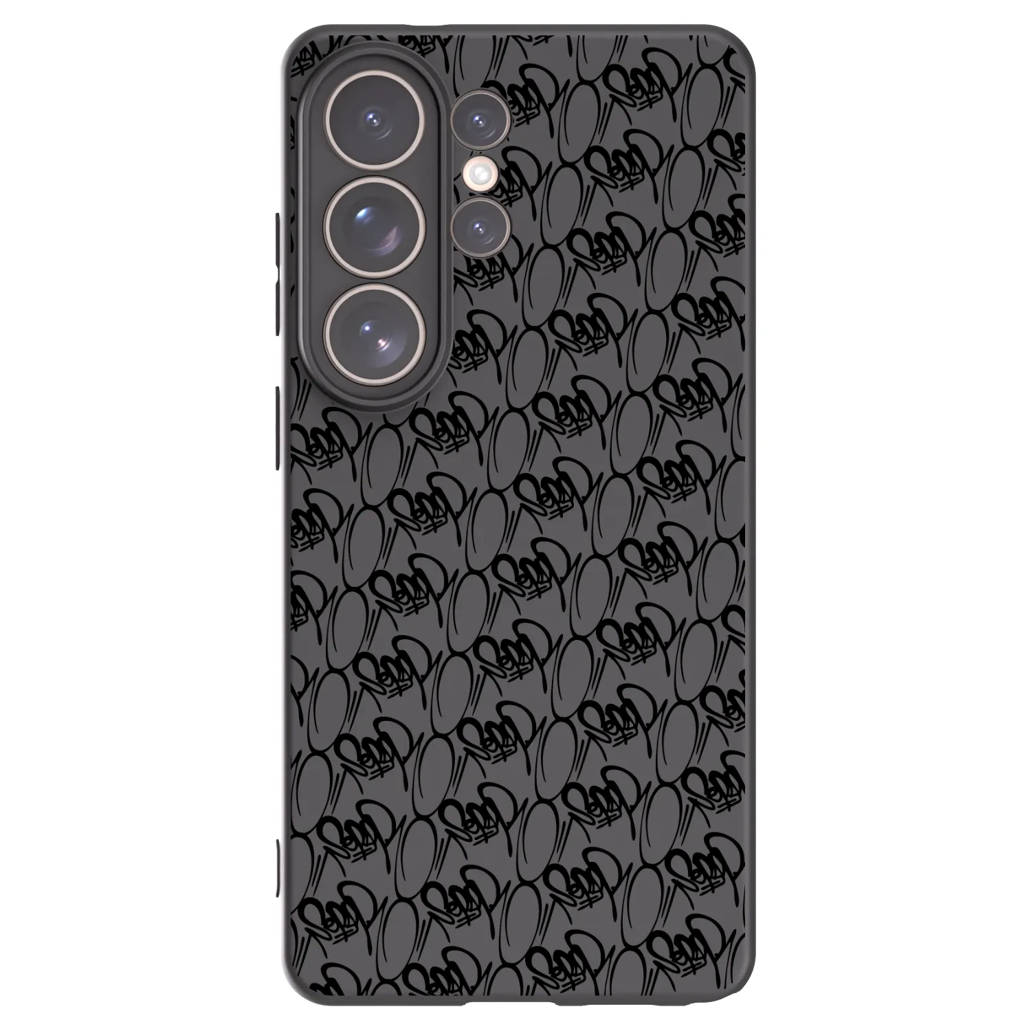 Picasee silikonový černý obal pro Samsung Galaxy S26 Ultra - Separ - Black On Black 2
