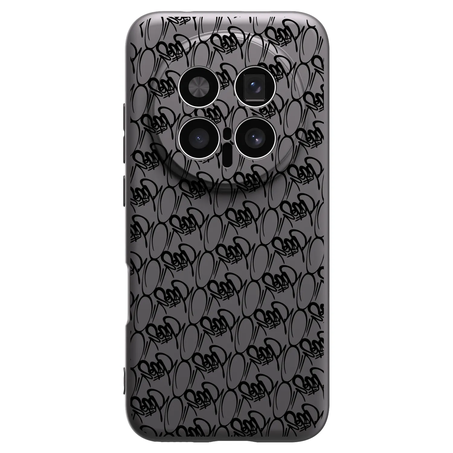 Picasee silikonový černý obal pro Honor Magic8 Pro 5G - Separ - Black On Black 2