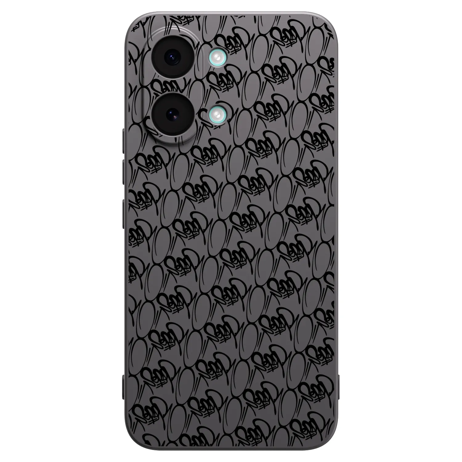 Picasee silikonový černý obal pro Xiaomi Poco X8 Pro Max - Separ - Black On Black 2