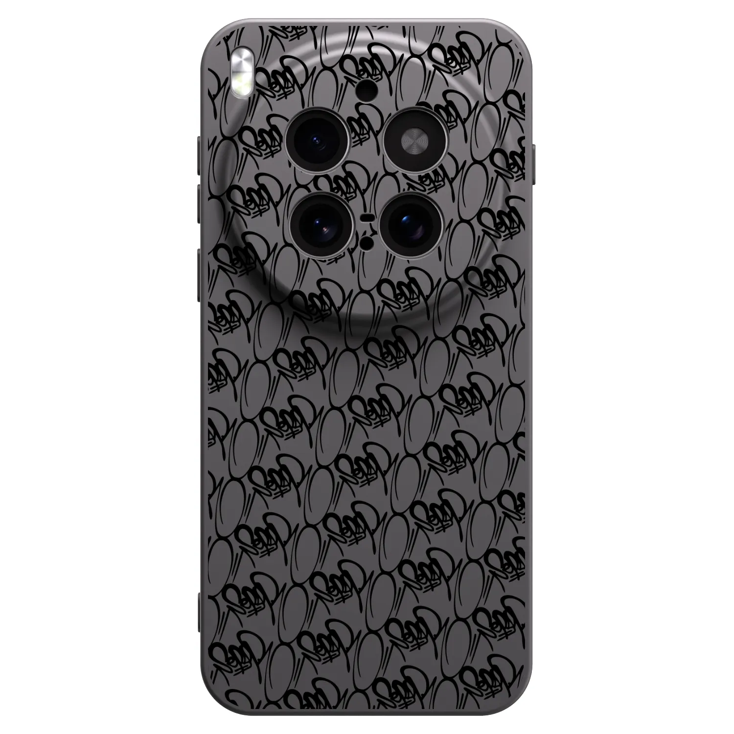 Picasee silikonový černý obal pro Vivo X300 Pro - Separ - Black On Black 2