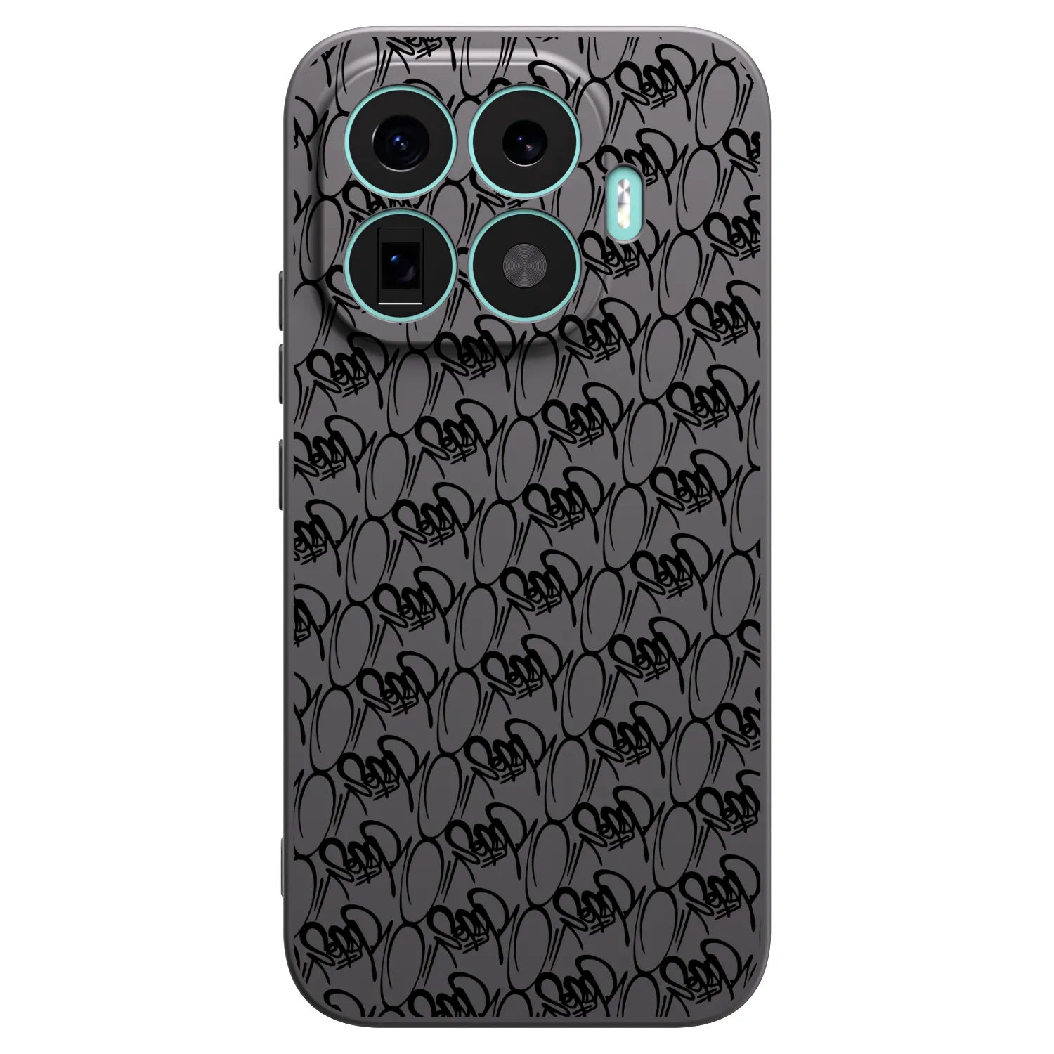 Picasee silikonový černý obal pro Xiaomi 17T - Separ - Black On Black 2