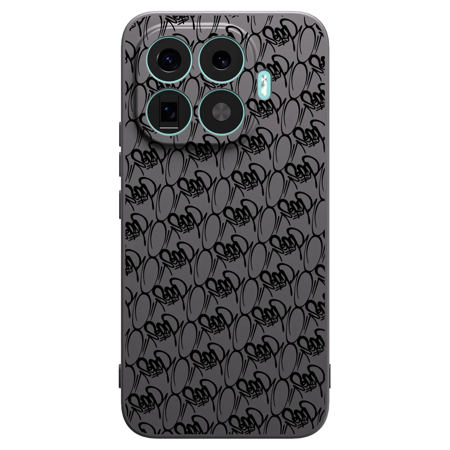 Picasee silikonový černý obal pro Xiaomi 17T Pro - Separ - Black On Black 2