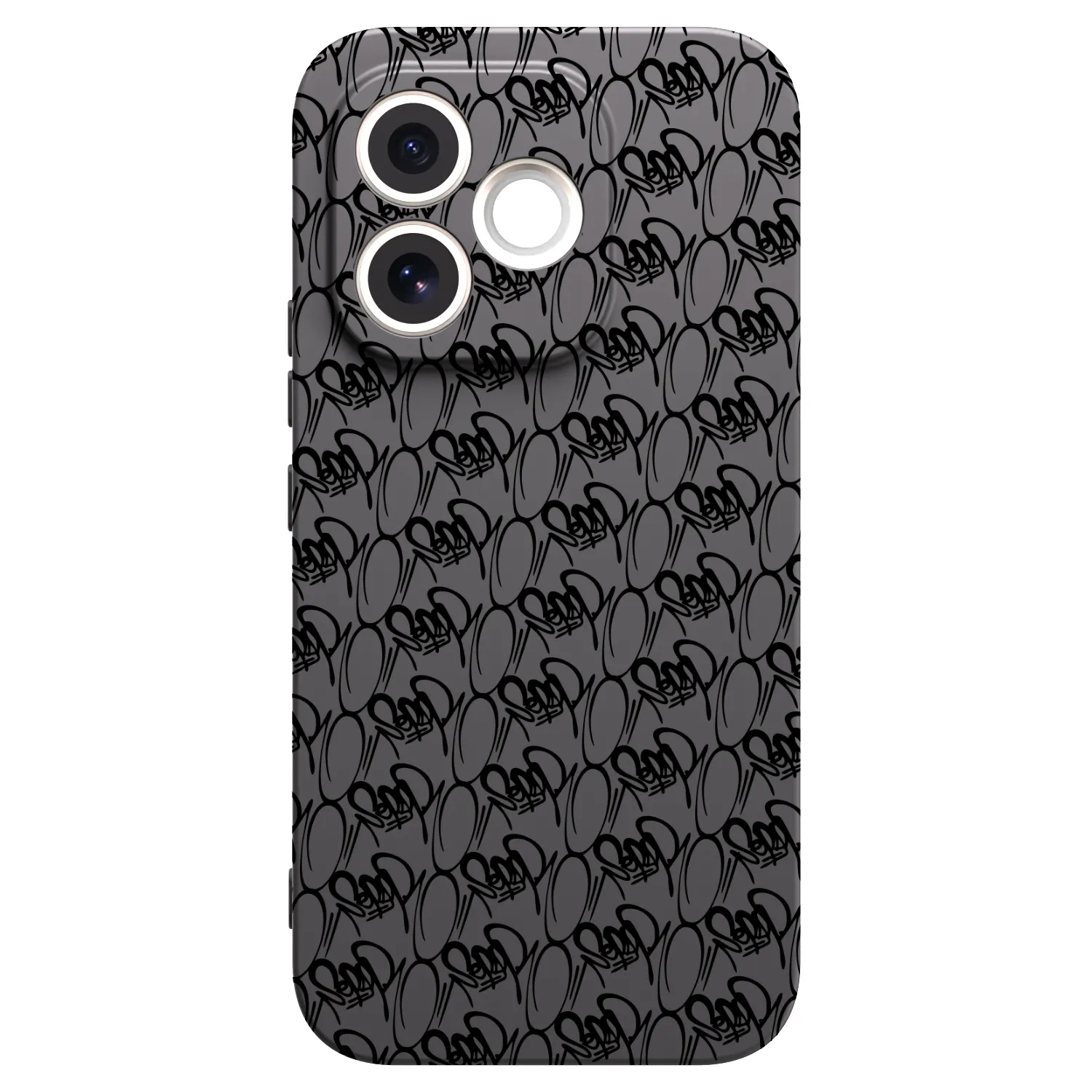 Picasee silikonový černý obal pro Honor 600 Lite - Separ - Black On Black 2