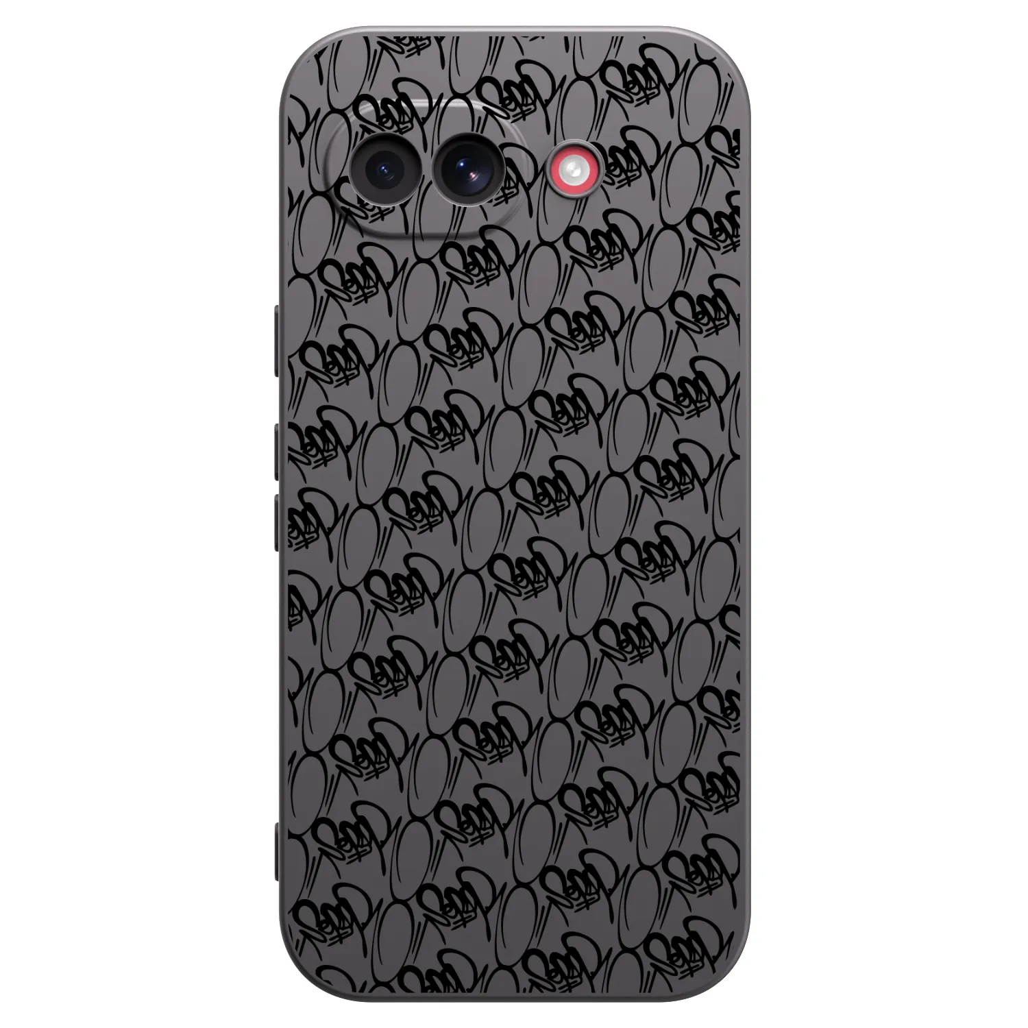 Picasee silikonový černý obal pro Google Pixel 10a - Separ - Black On Black 2