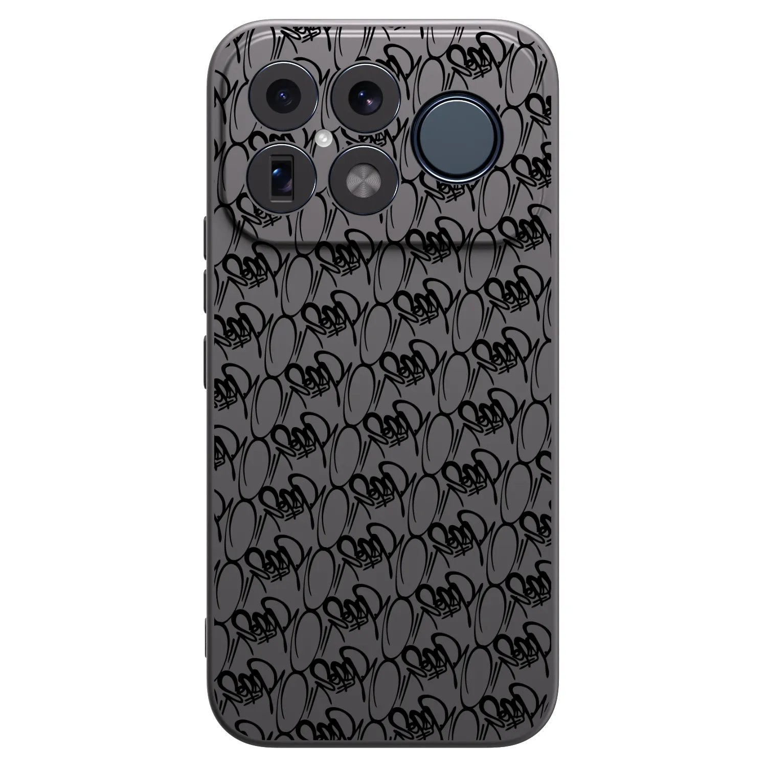 Picasee silikonový černý obal pro Xiaomi Poco F8 Ultra - Separ - Black On Black 2