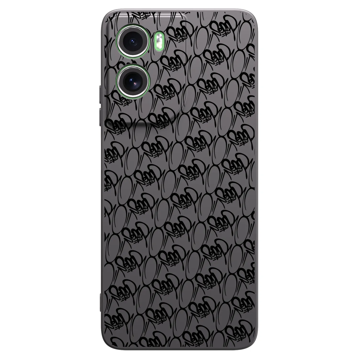 Picasee silikonový černý obal pro Motorola Moto G06 - Separ - Black On Black 2