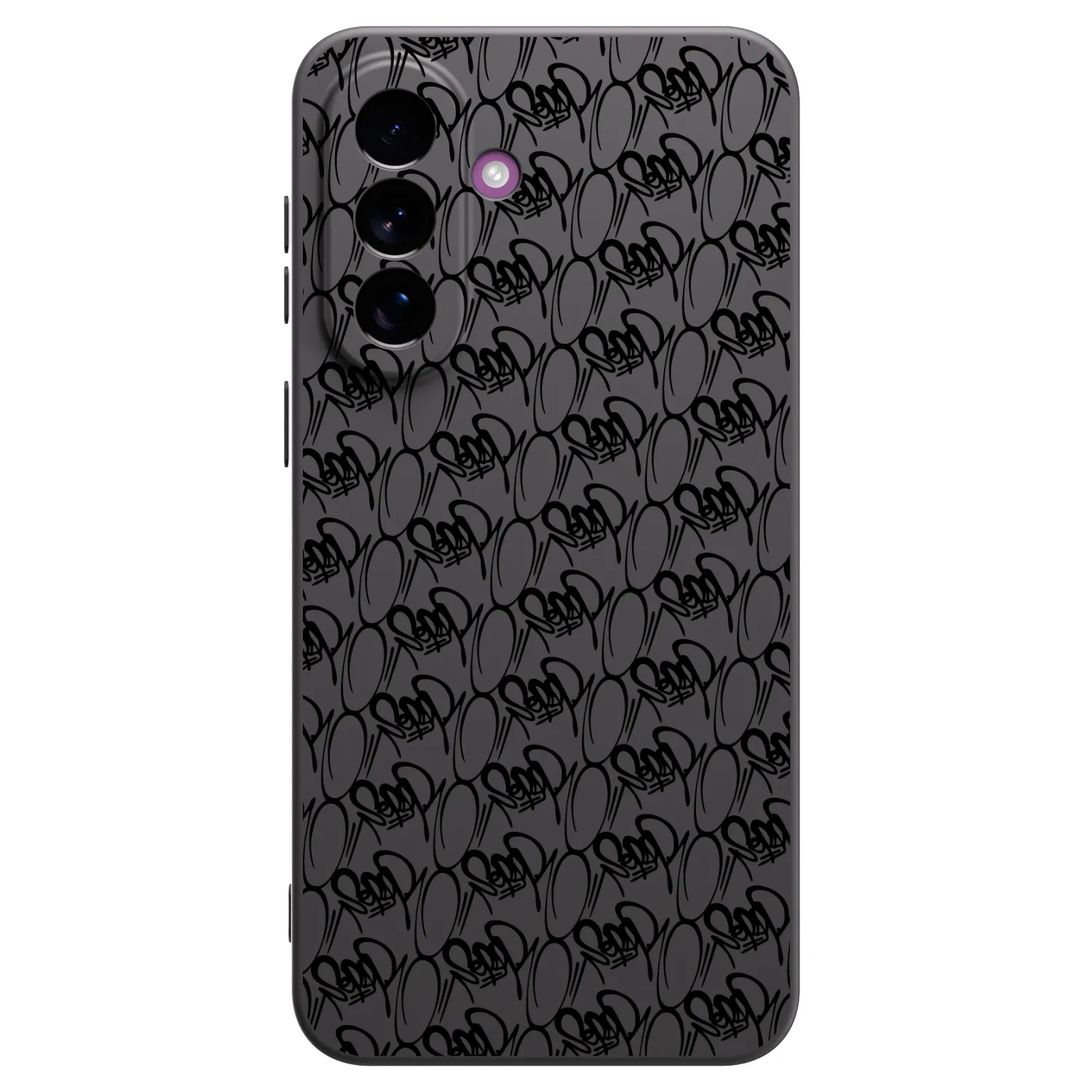 Picasee silikonový černý obal pro Samsung Galaxy A37 - Separ - Black On Black 2