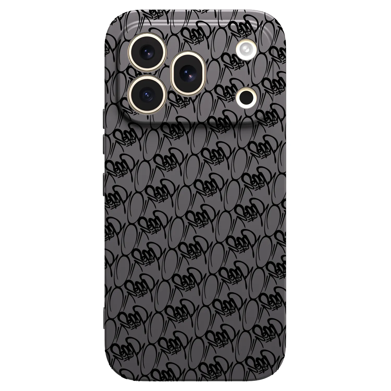 Picasee silikonový černý obal pro Honor 600 Pro - Separ - Black On Black 2