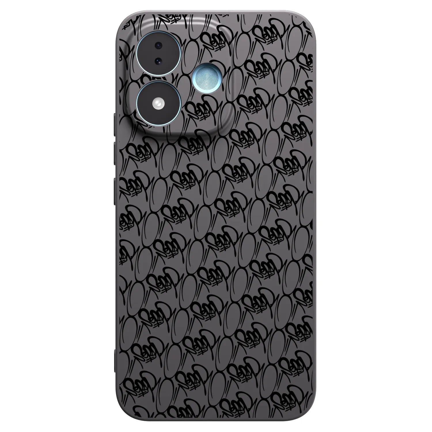 Picasee silikonový černý obal pro Xiaomi Redmi Note 17 5G - Separ - Black On Black 2