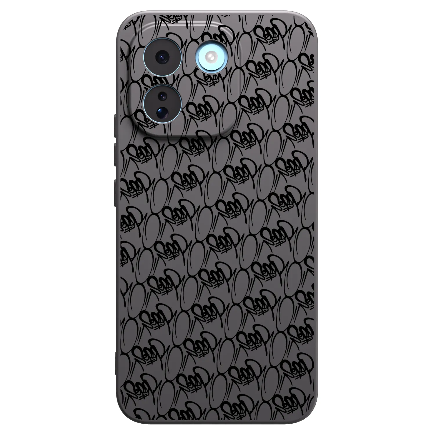 Picasee silikonový černý obal pro Xiaomi Redmi Note 17 Pro MAX 5G - Separ - Black On Black 2