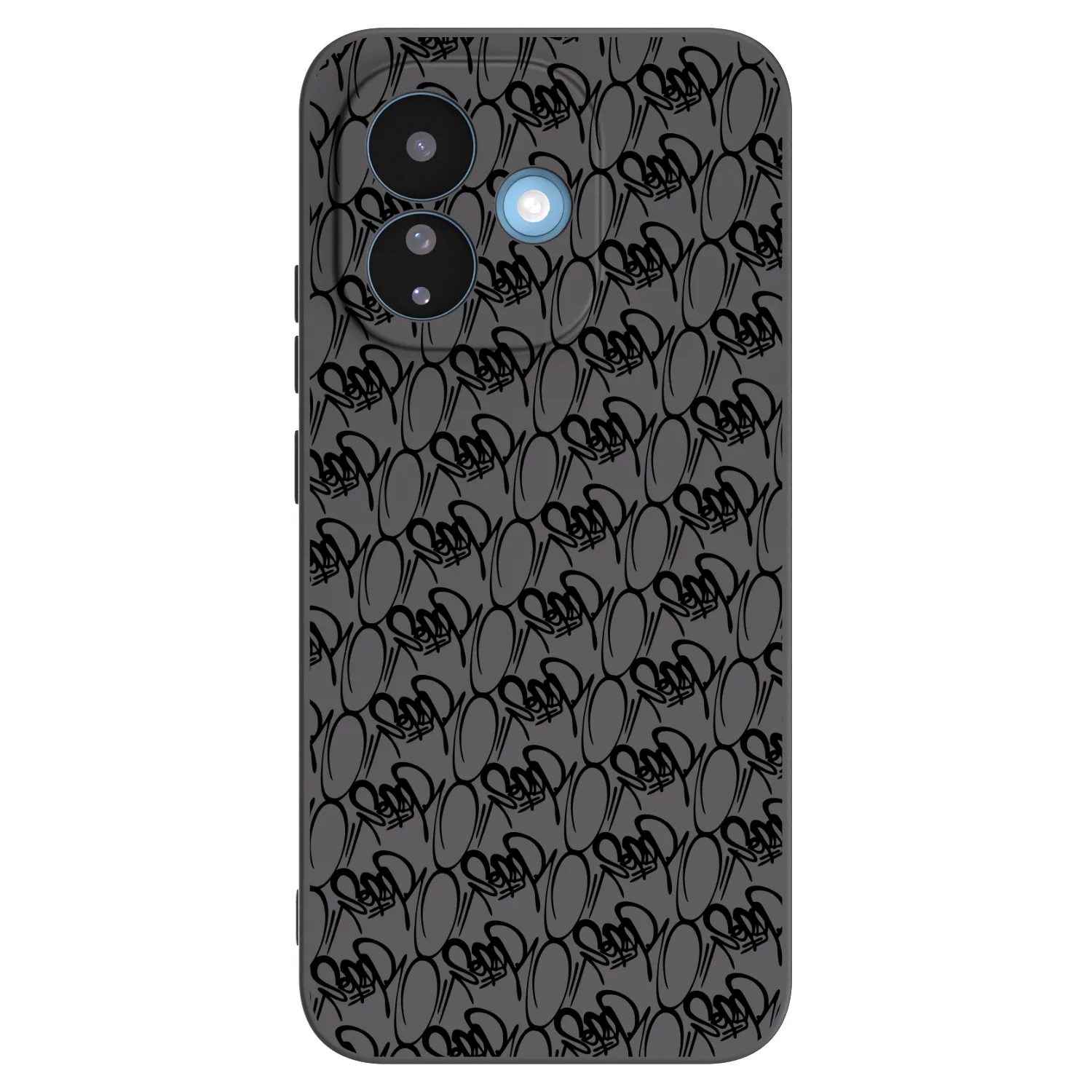 Picasee silikonový černý obal pro Xiaomi Redmi Note 17 Pro 5G - Separ - Black On Black 2