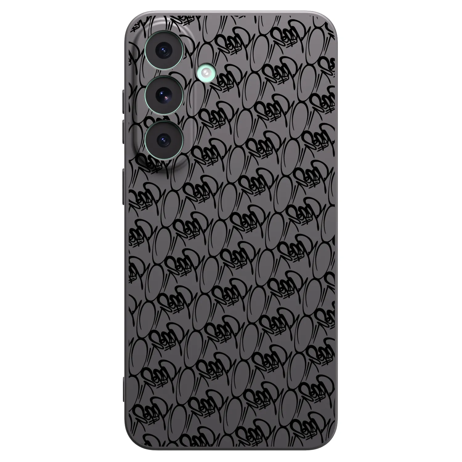 Picasee silikonový černý obal pro Samsung Galaxy S26 FE - Separ - Black On Black 2