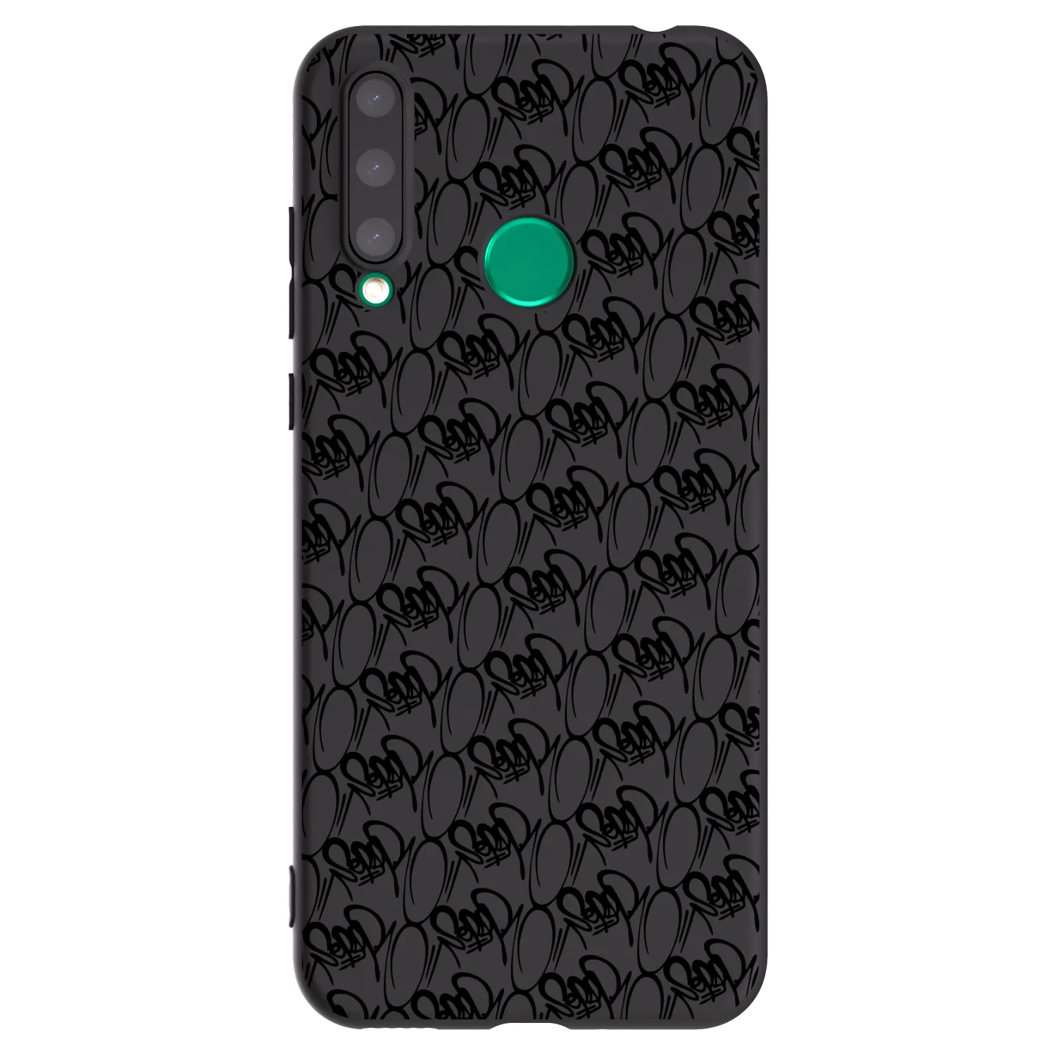 Picasee silikonový černý obal pro Honor 20 Lite - Separ - Black On Black 2