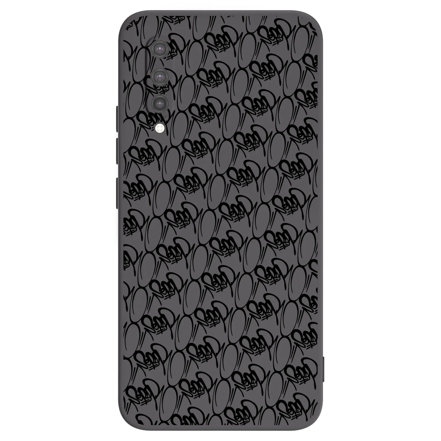 Picasee silikonový černý obal pro Xiaomi Mi 9 Lite - Separ - Black On Black 2