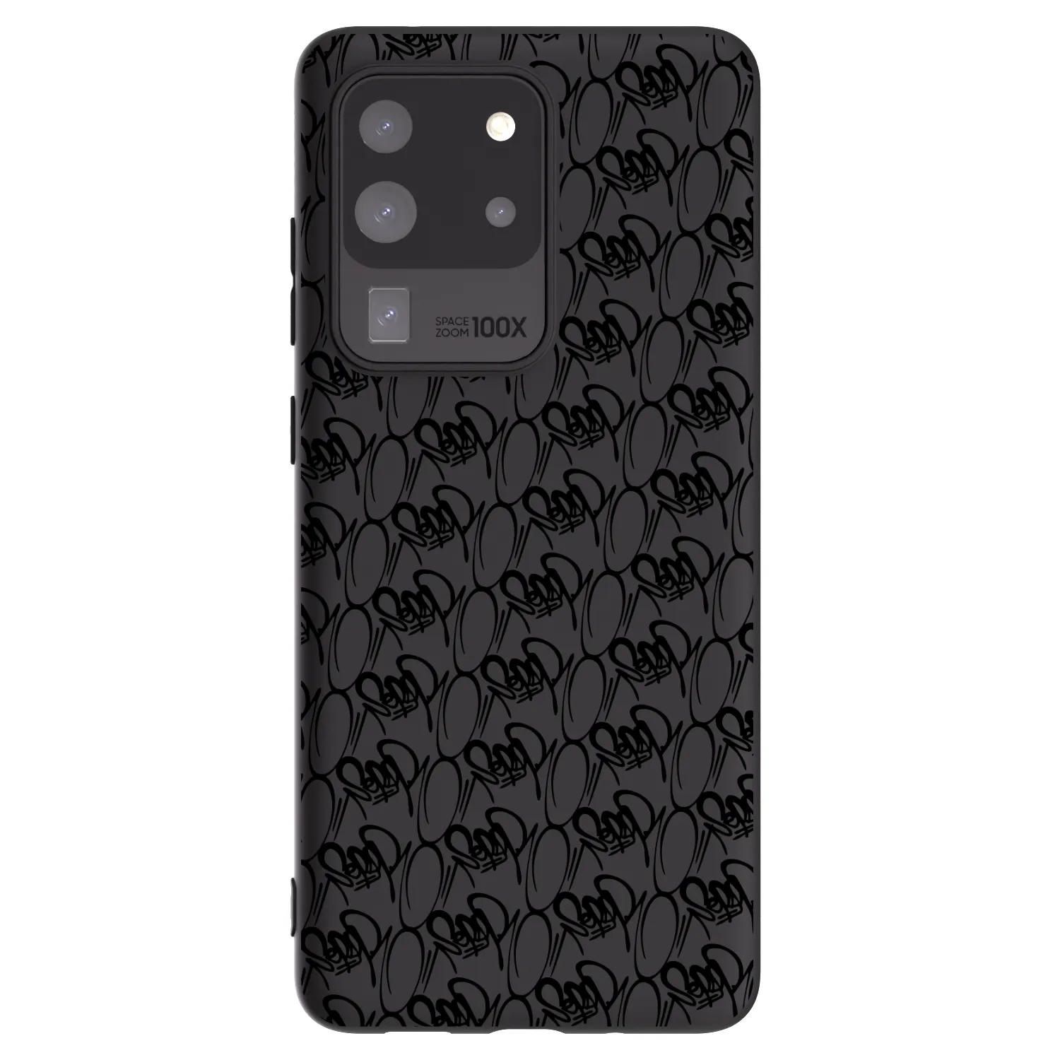 Picasee silikonový černý obal pro Samsung Galaxy S20 Ultra 5G G988F - Separ - Black On Black 2