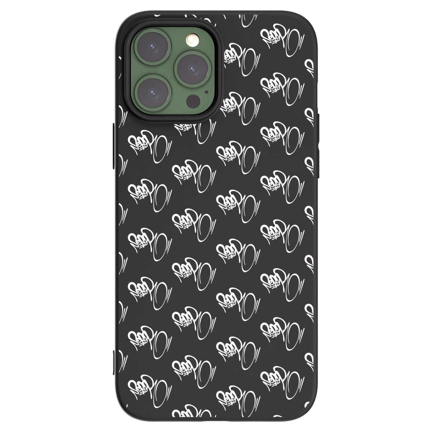 Picasee silikonový černý obal pro Apple iPhone 13 Pro Max - Separ - White On Black