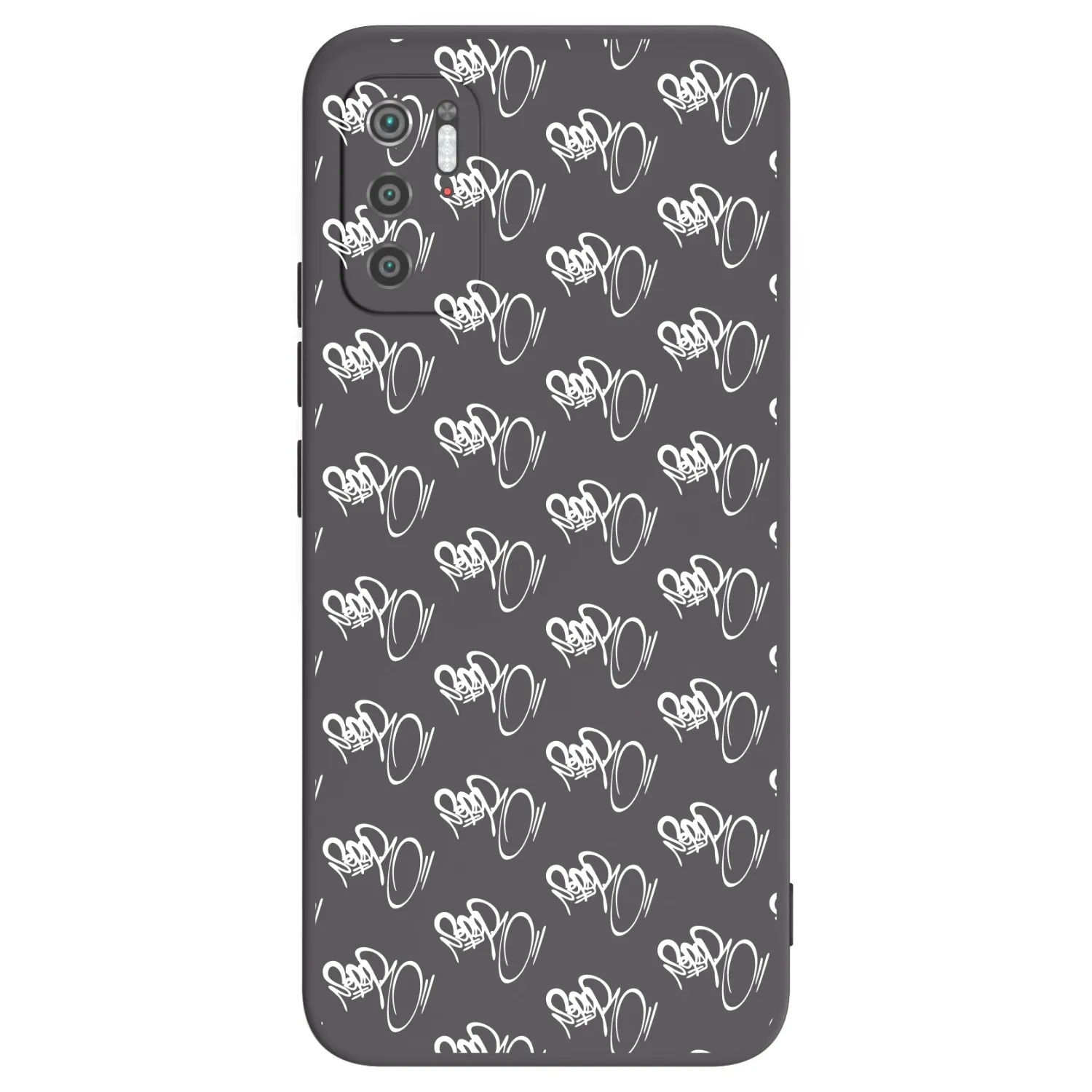 Picasee silikonový černý obal pro Xiaomi Poco M3 Pro 5G - Separ - White On Black