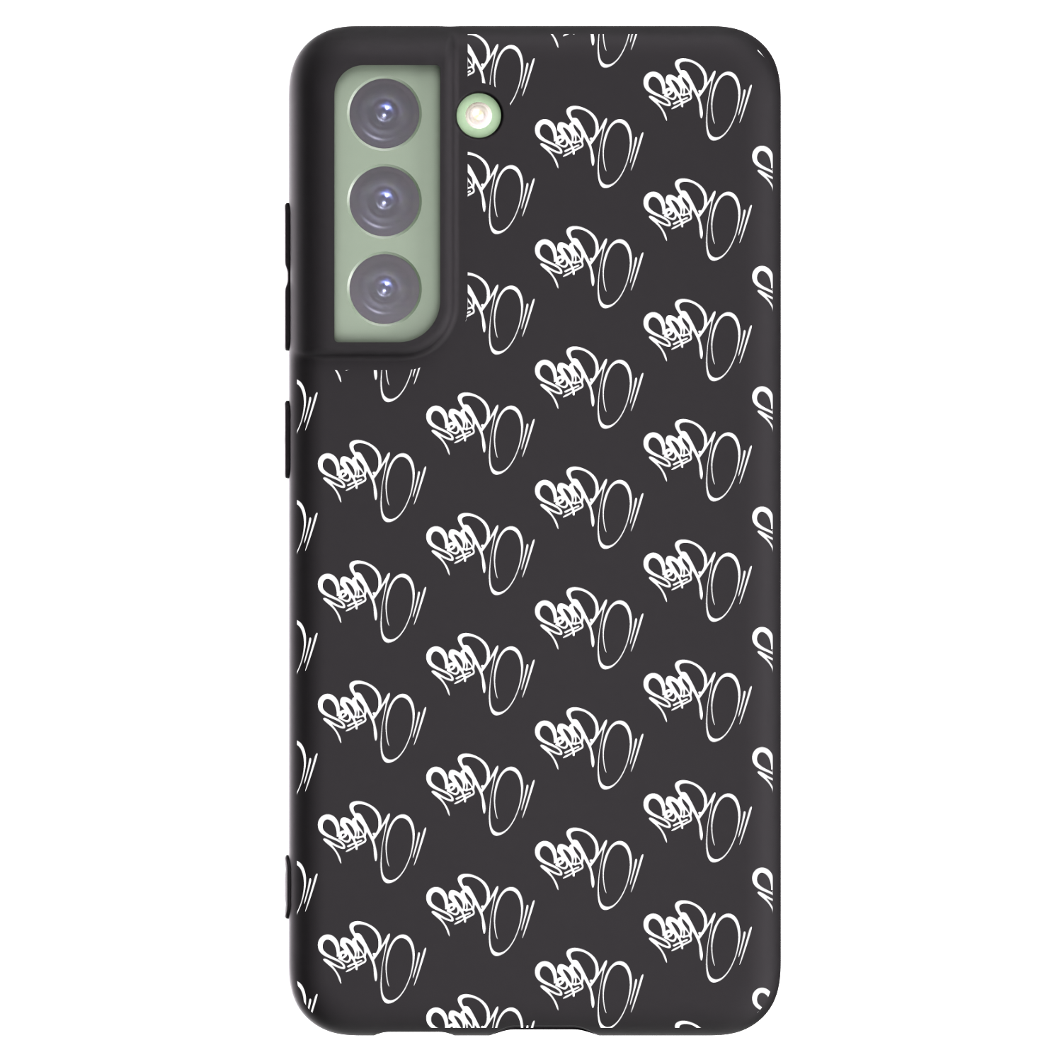 Picasee silikonový černý obal pro Samsung Galaxy S21 FE 5G - Separ - White On Black