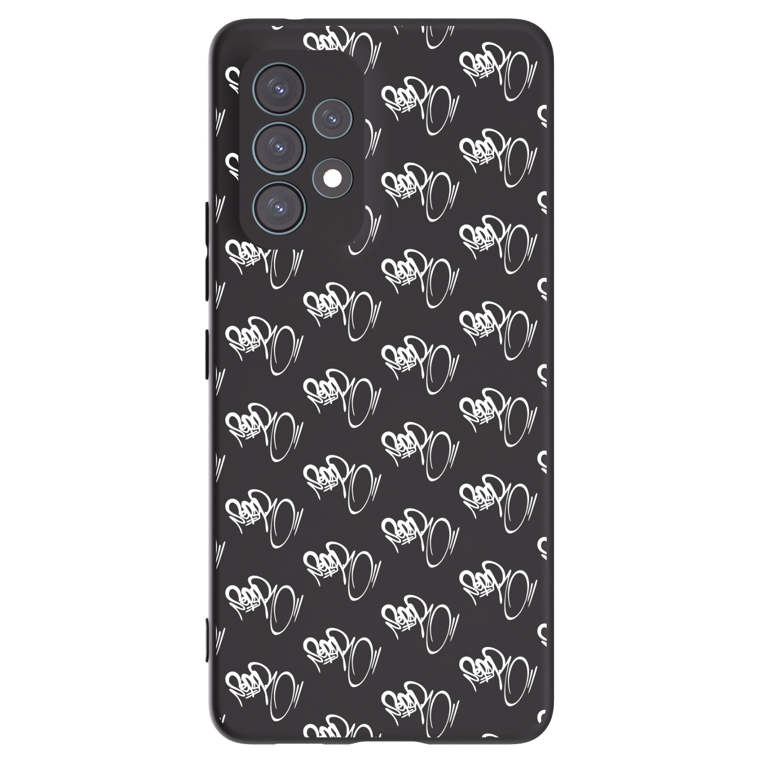 Picasee silikonový černý obal pro Samsung Galaxy A53 5G A536 - Separ - White On Black