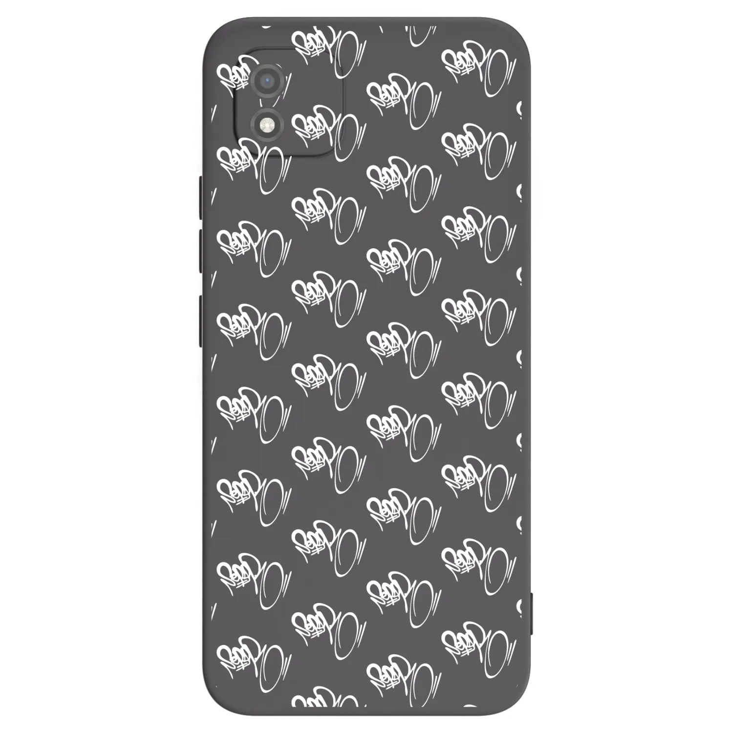 Picasee silikonový černý obal pro Realme C11 (2021) - Separ - White On Black