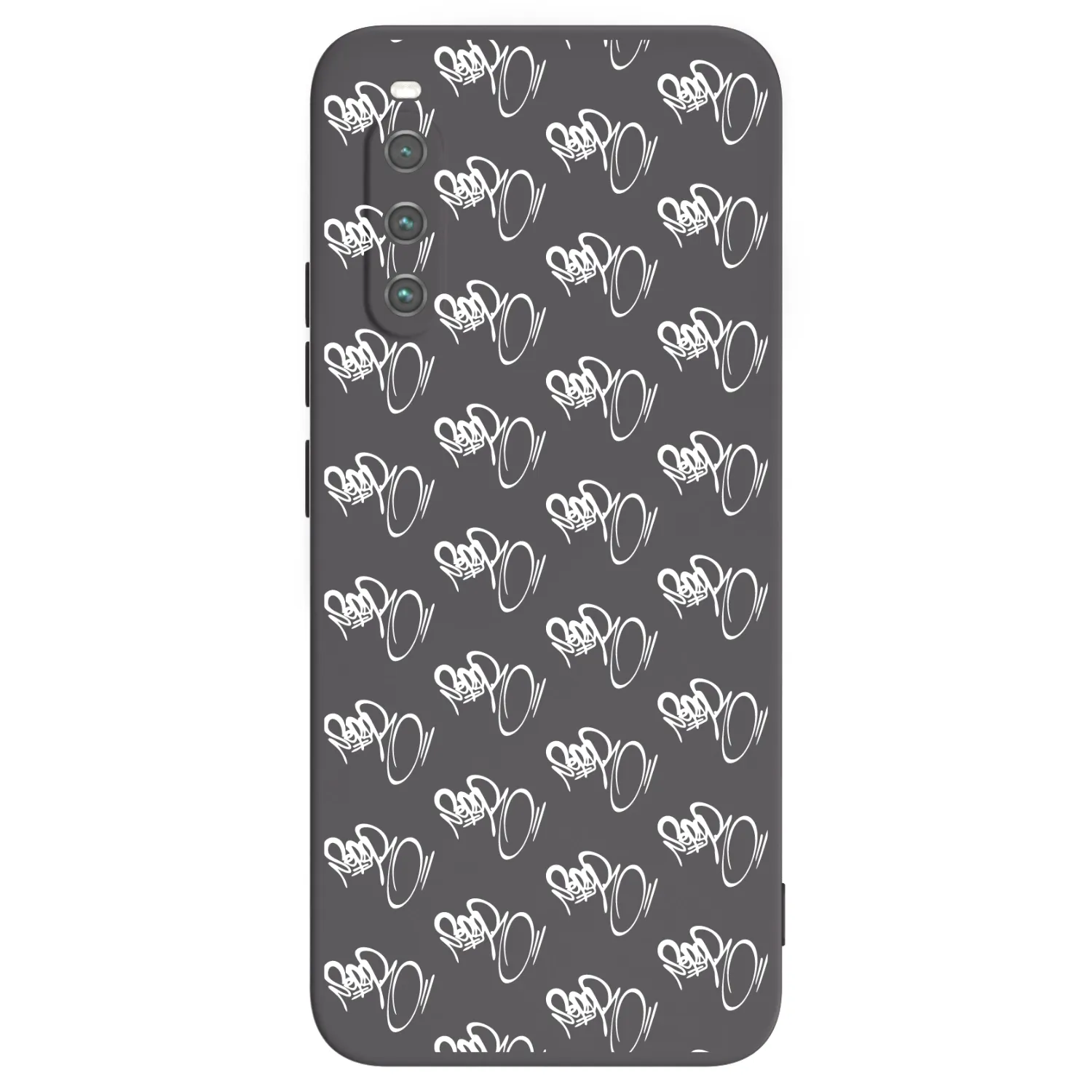 Picasee silikonový černý obal pro Sony Xperia 10 IV 5G - Separ - White On Black