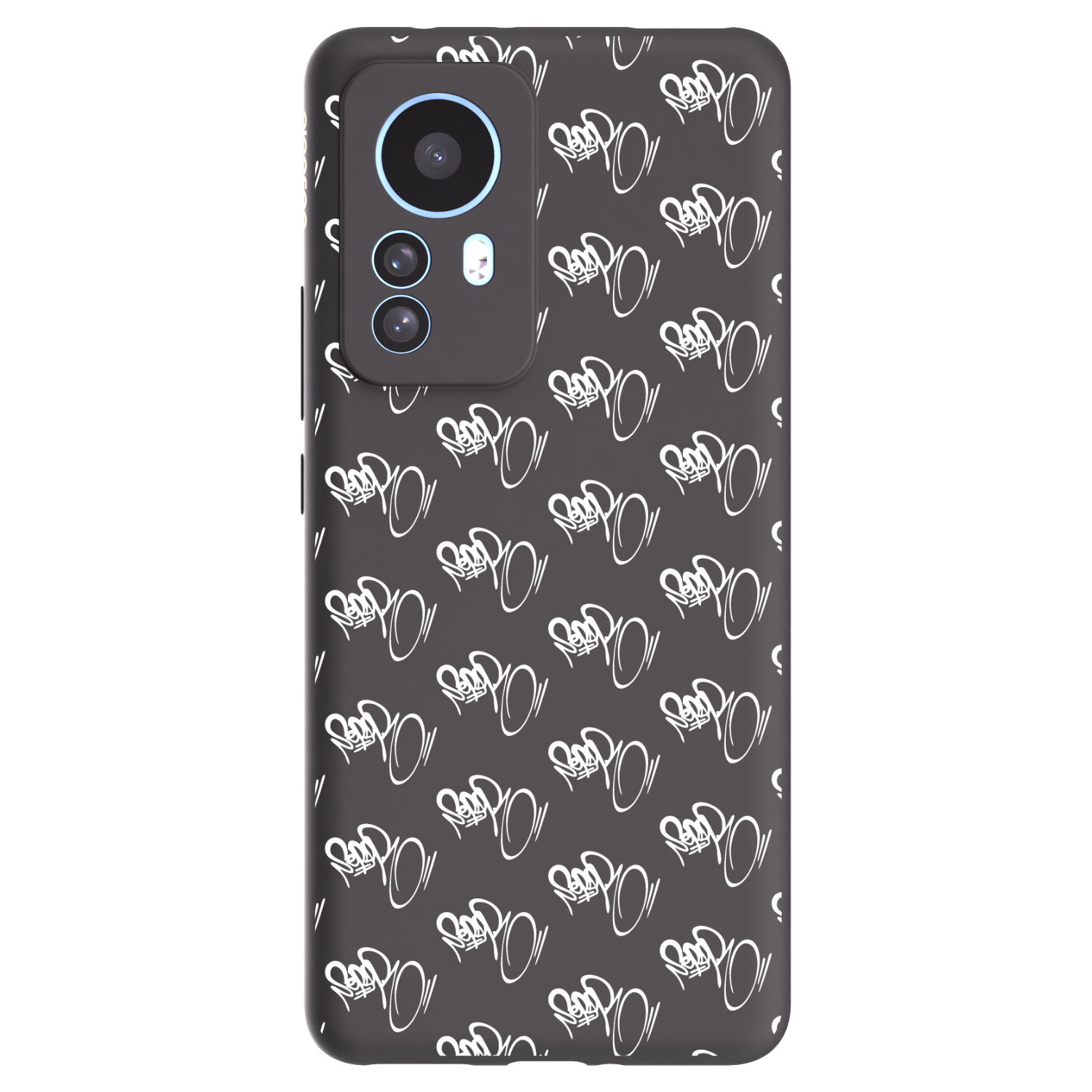 Picasee silikonový černý obal pro Xiaomi 12T Pro - Separ - White On Black