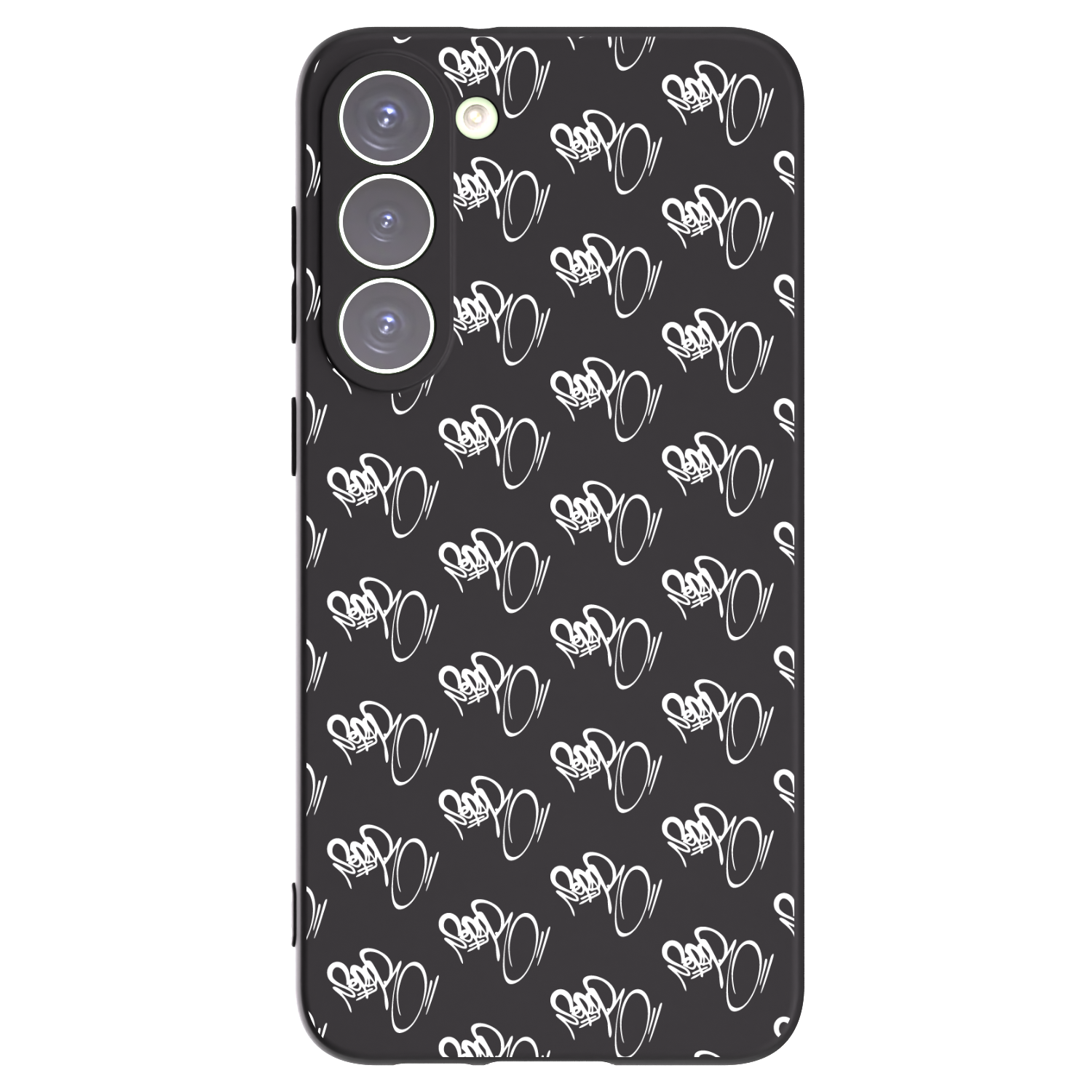 Picasee silikonový černý obal pro Samsung Galaxy S23+ 5G - Separ - White On Black