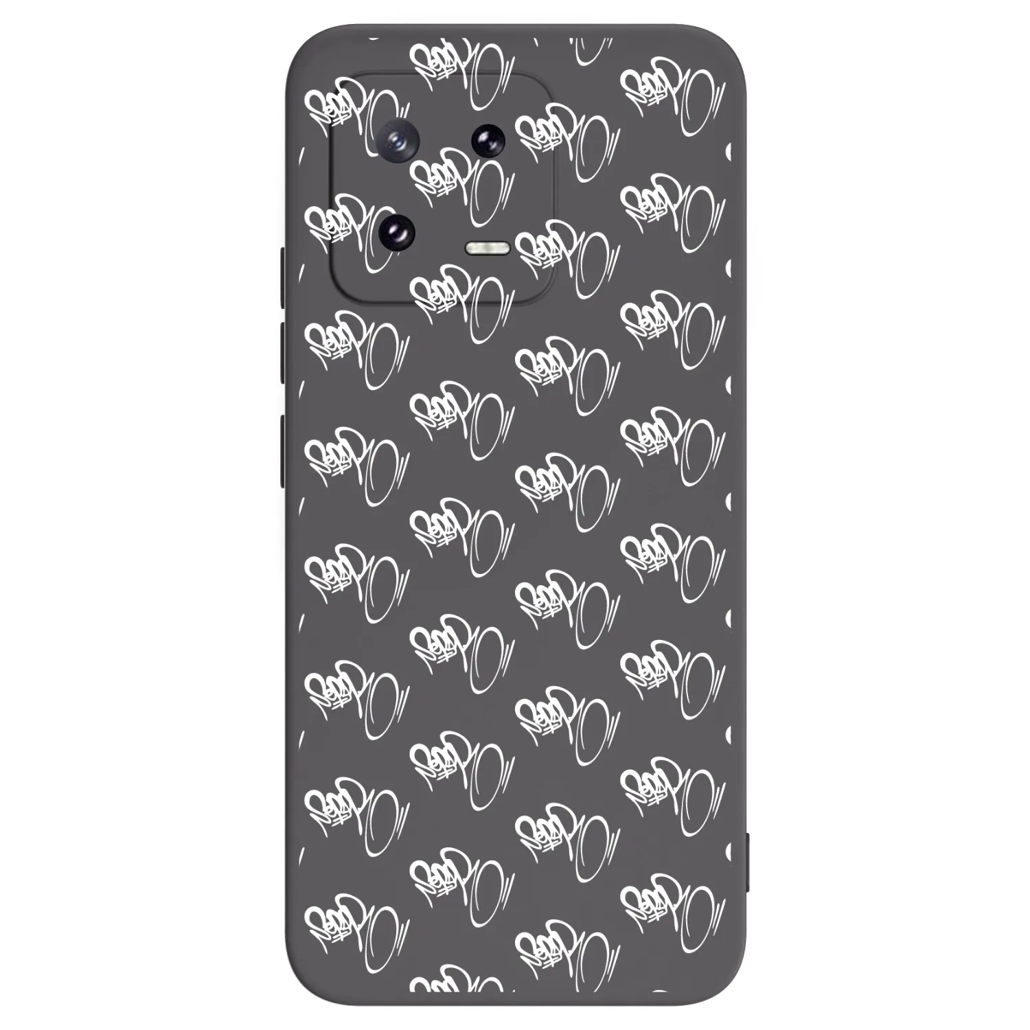 Picasee silikonový černý obal pro Xiaomi 13 Pro - Separ - White On Black