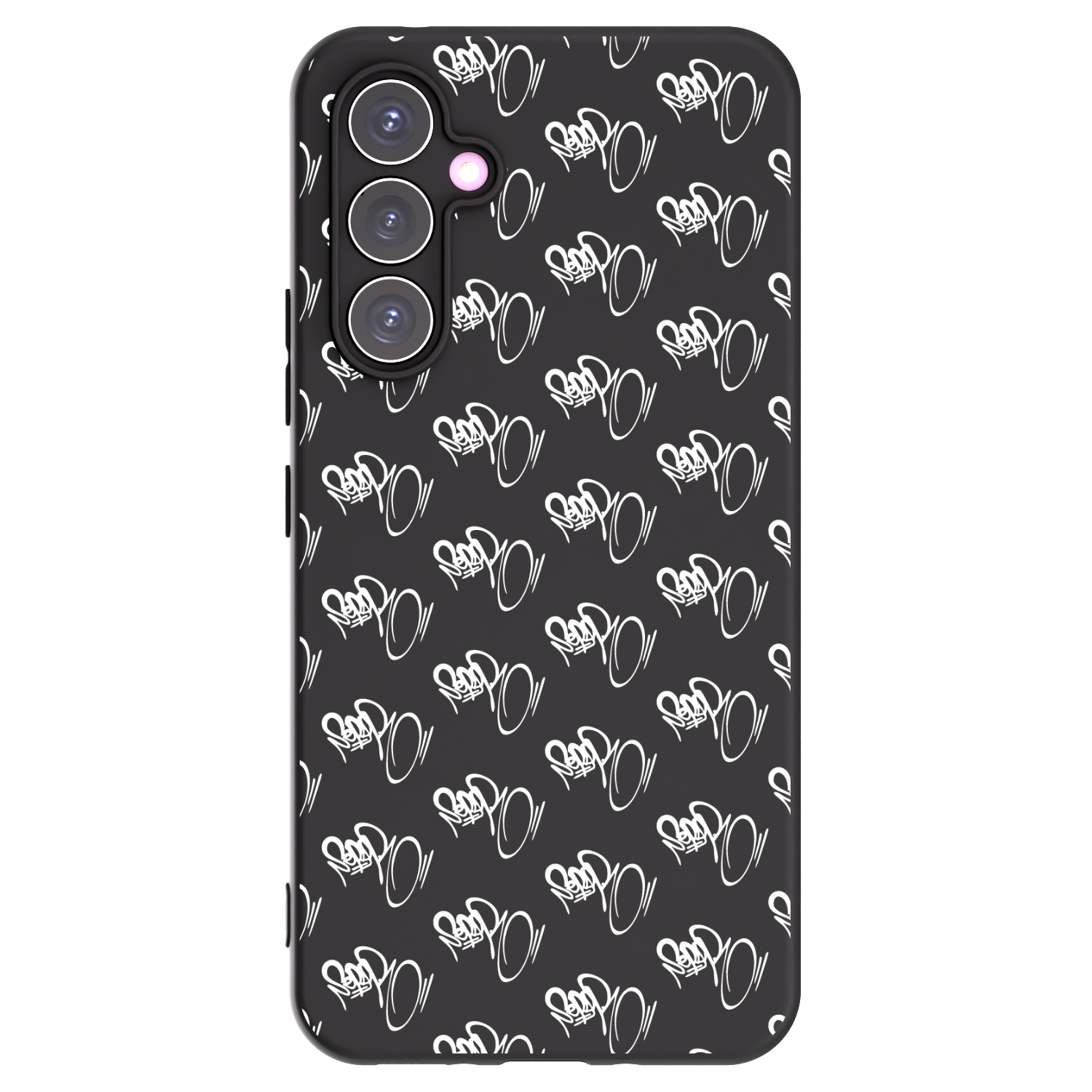 Picasee silikonový černý obal pro Samsung Galaxy A54 5G A546B - Separ - White On Black