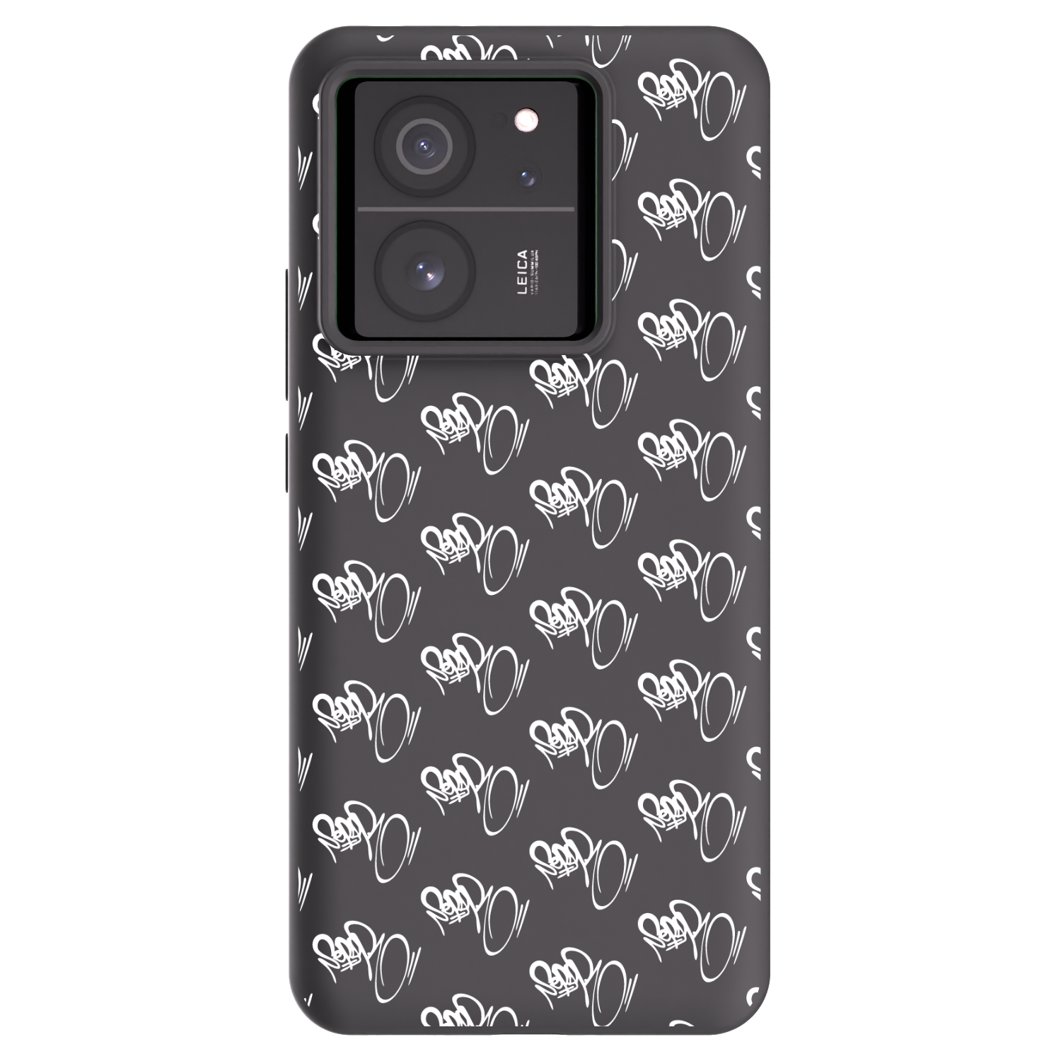 Picasee silikonový černý obal pro Xiaomi 13T - Separ - White On Black
