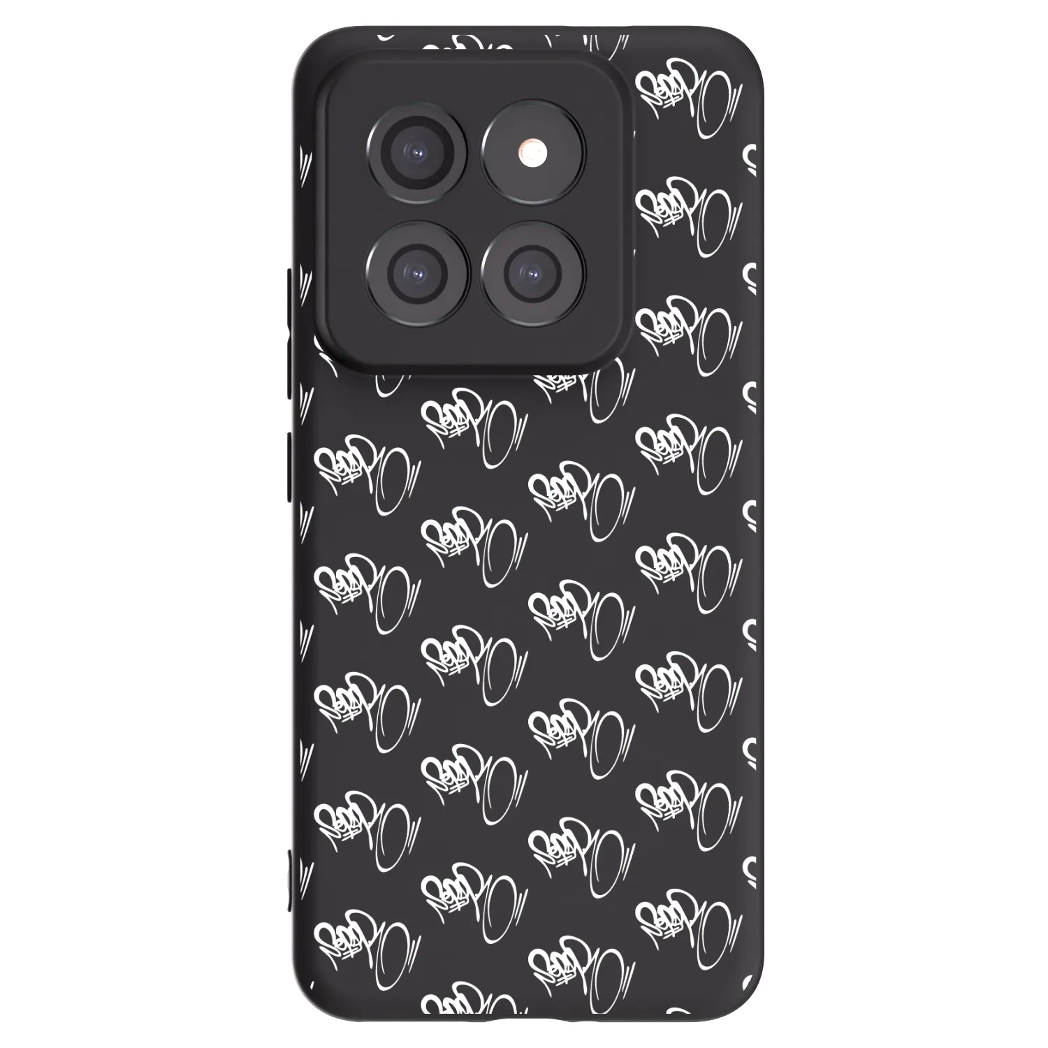 Picasee silikonový černý obal pro Xiaomi 14 Pro - Separ - White On Black