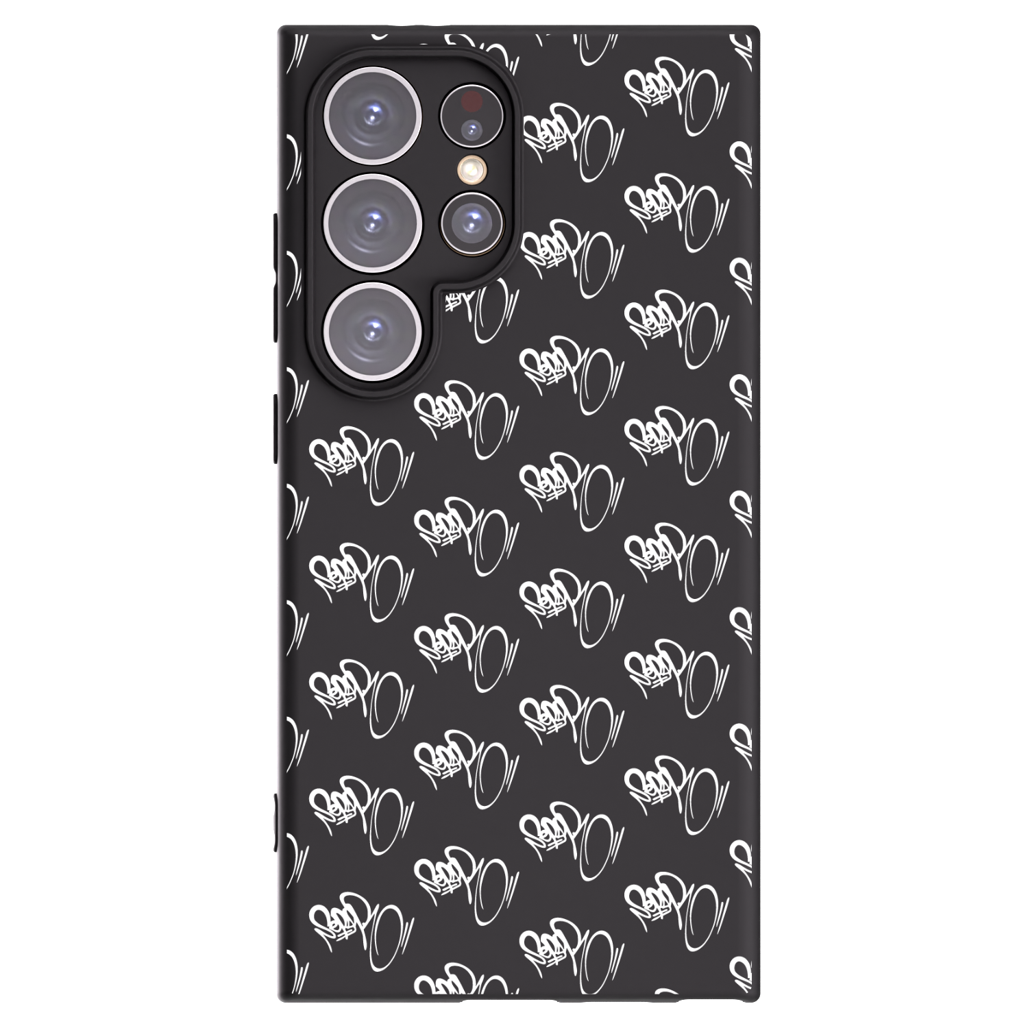 Picasee silikonový černý obal pro Samsung Galaxy S24 Ultra S928B 5G - Separ - White On Black