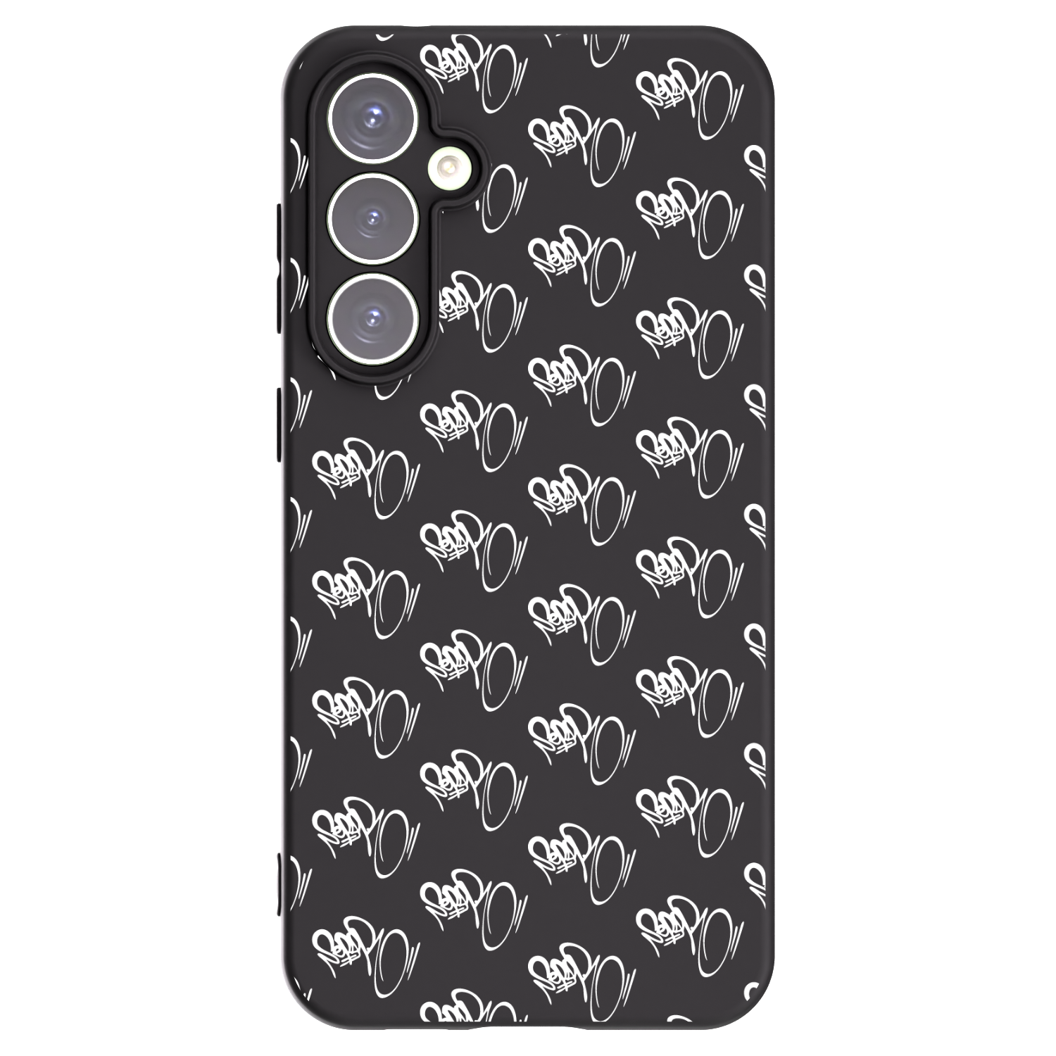 Picasee silikonový černý obal pro Samsung Galaxy S23 FE S711B - Separ - White On Black