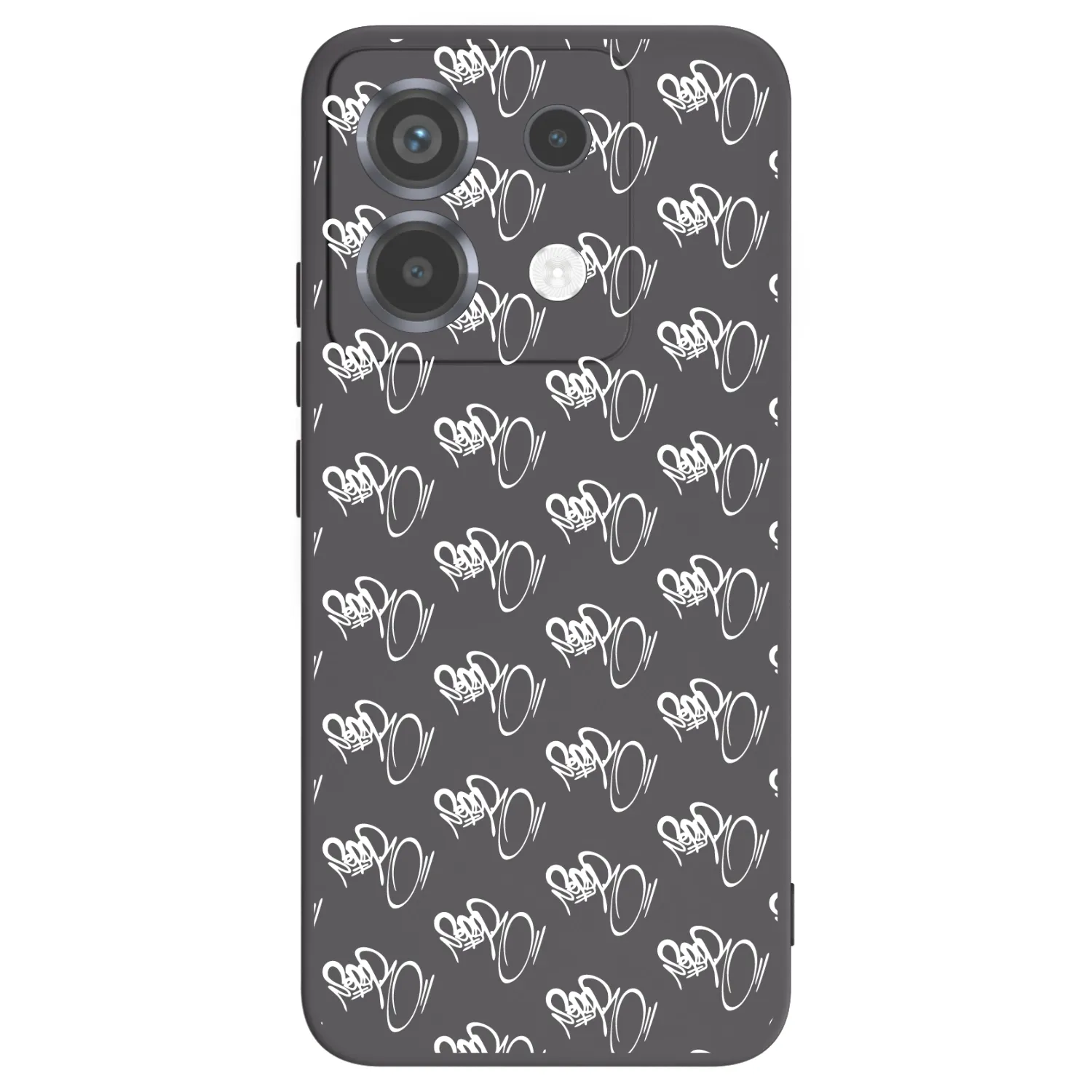 Picasee silikonový černý obal pro Xiaomi Poco X6 - Separ - White On Black