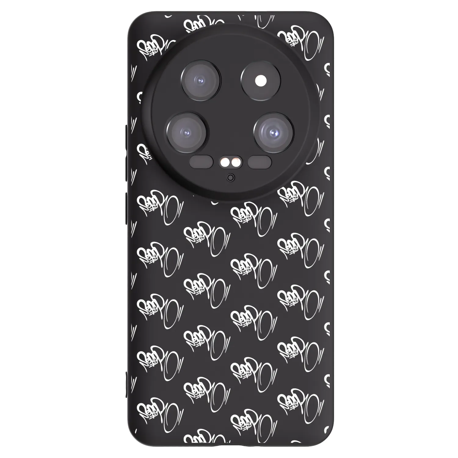 Picasee silikonový černý obal pro Xiaomi 14 Ultra - Separ - White On Black