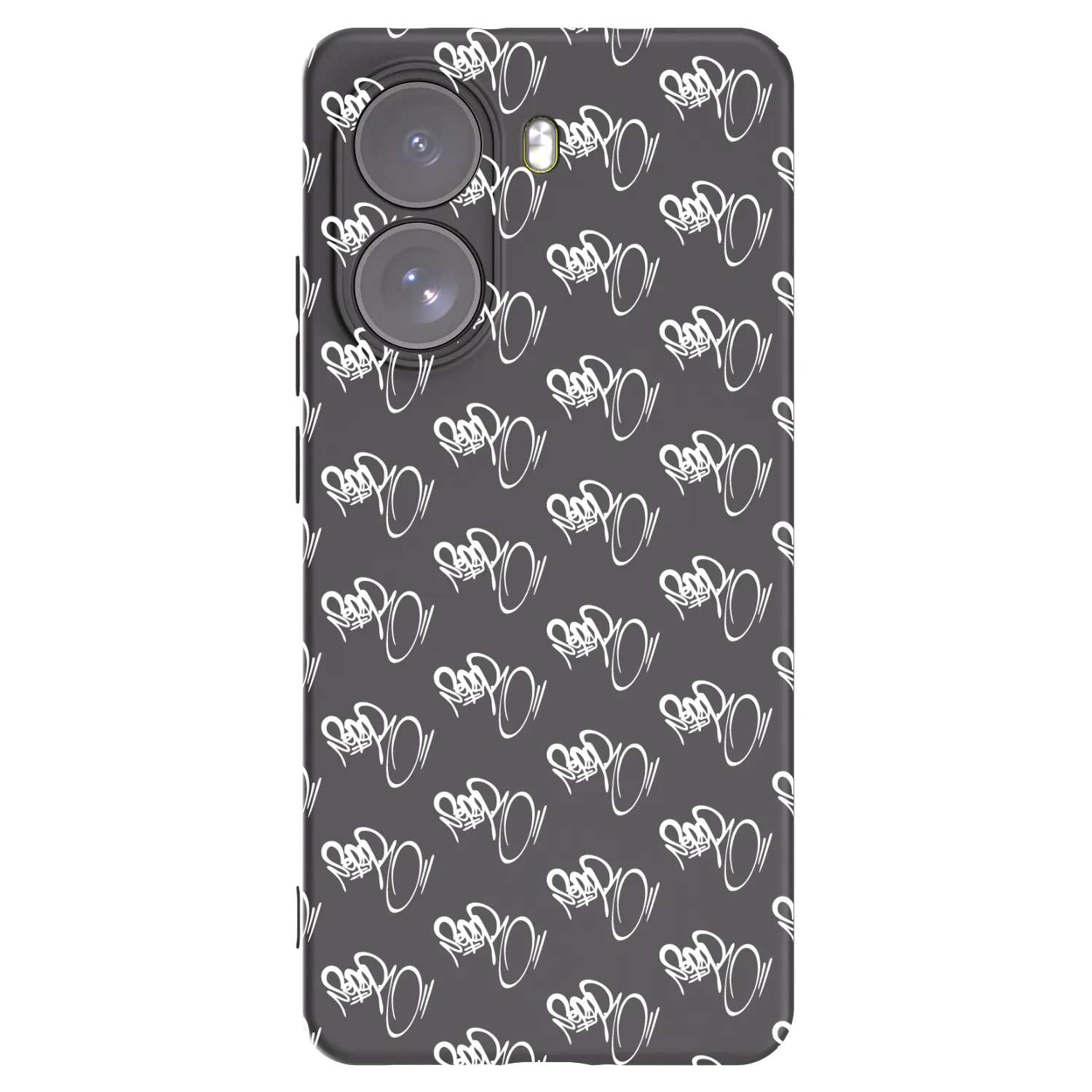 Picasee silikonový černý obal pro Xiaomi Poco X7 - Separ - White On Black