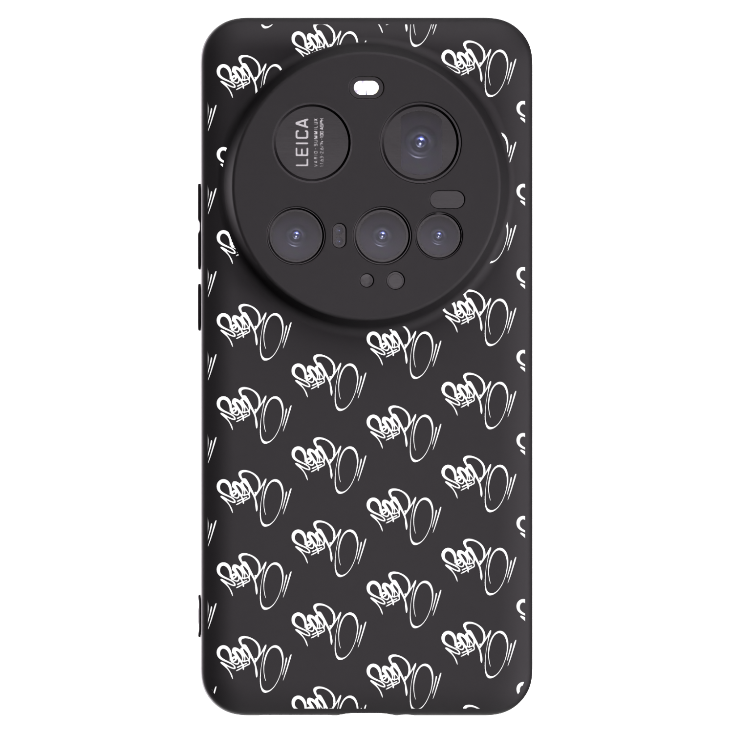 Picasee silikonový černý obal pro Xiaomi 15 Ultra - Separ - White On Black