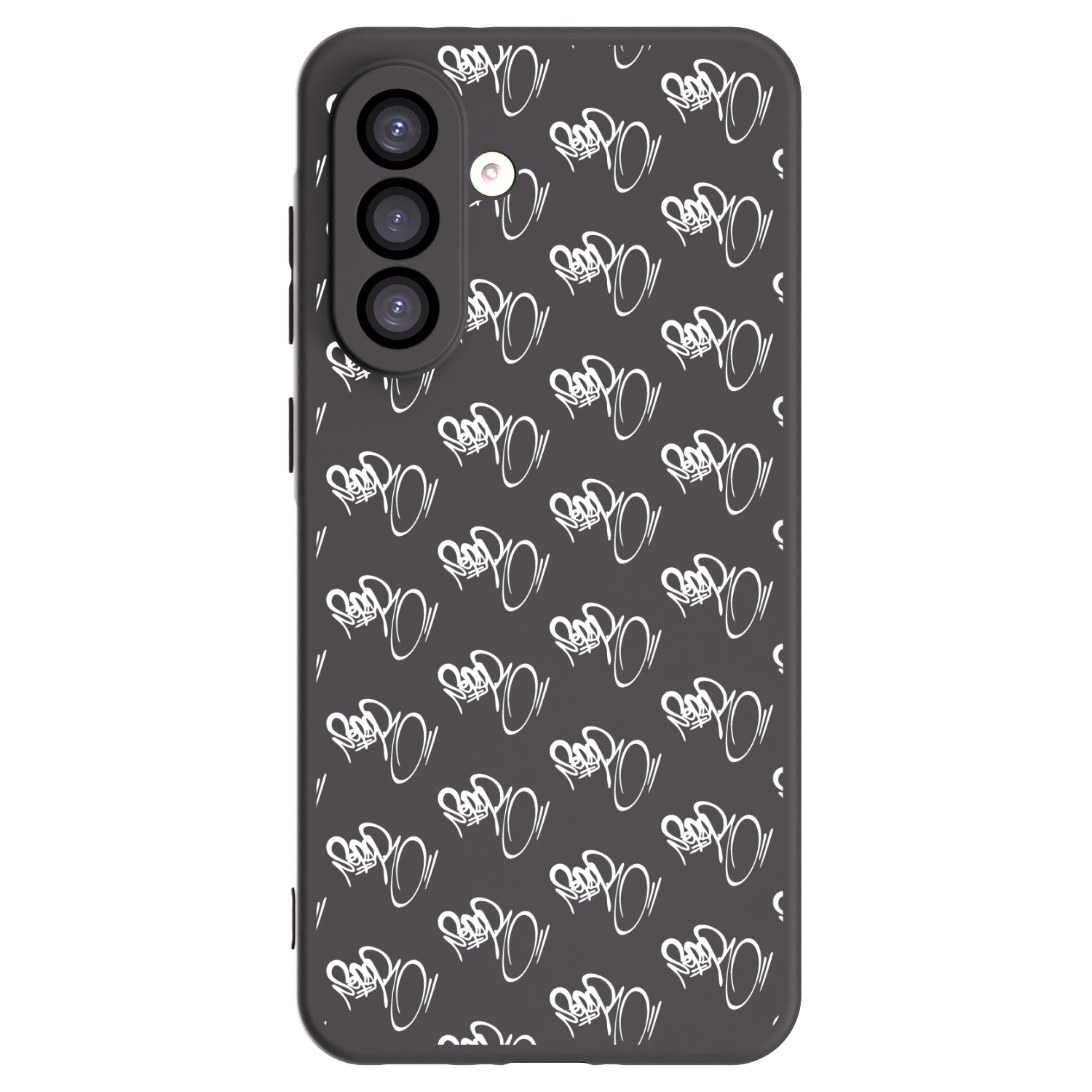 Picasee silikonový černý obal pro Samsung Galaxy A26 5G A266B - Separ - White On Black