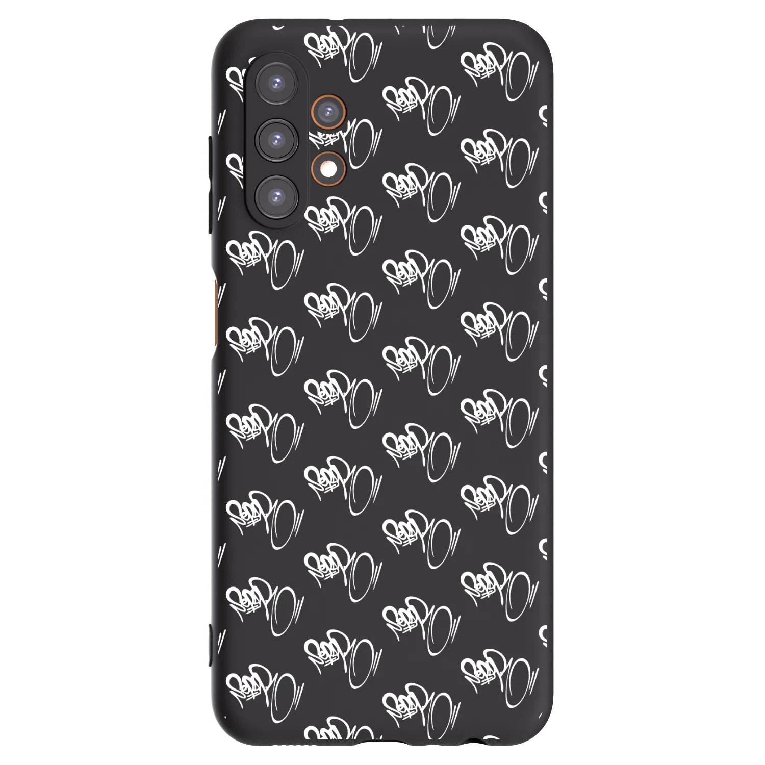 Picasee silikonový černý obal pro Samsung Galaxy A13 5G - Separ - White On Black