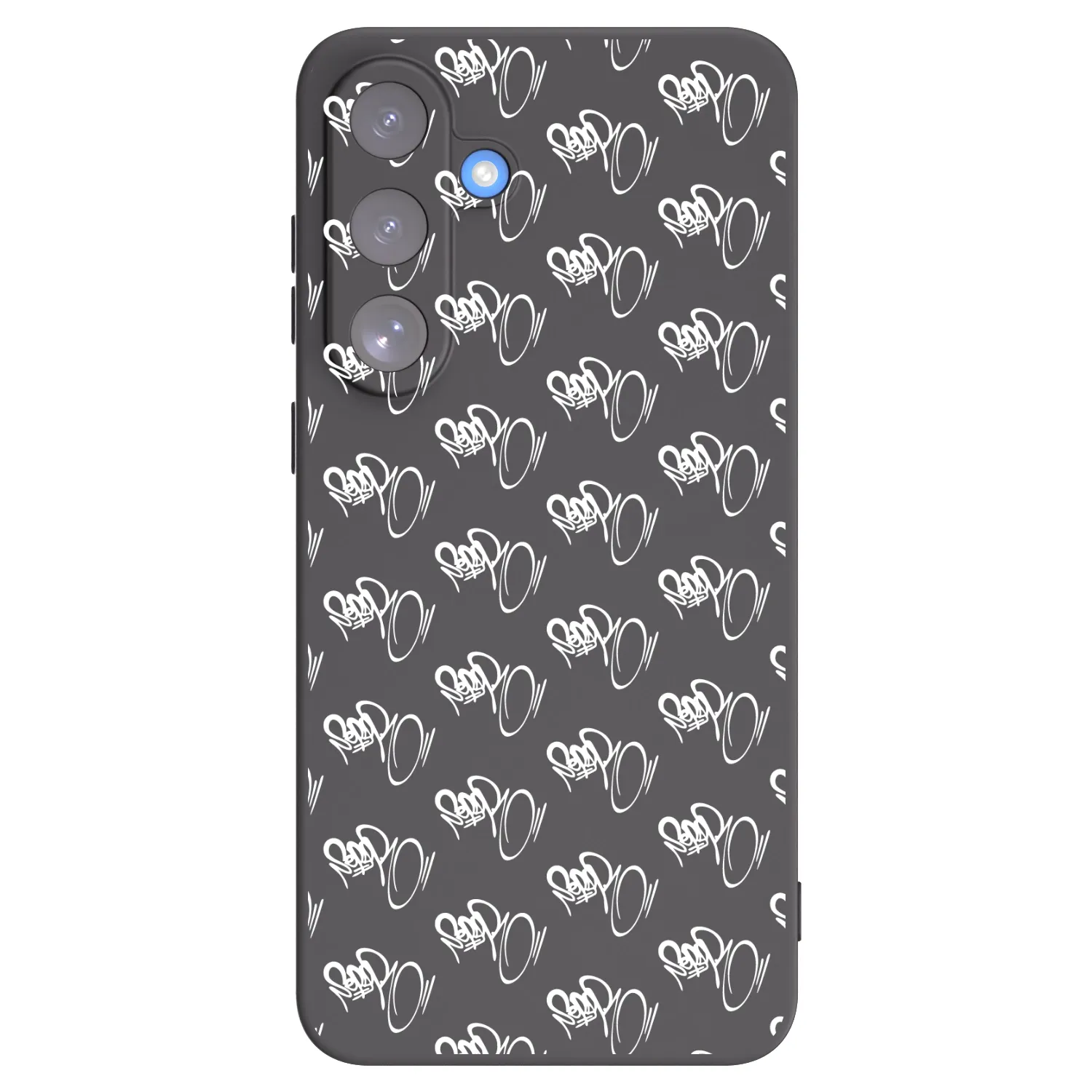 Picasee silikonový černý obal pro Samsung Galaxy S25 FE 5G - Separ - White On Black