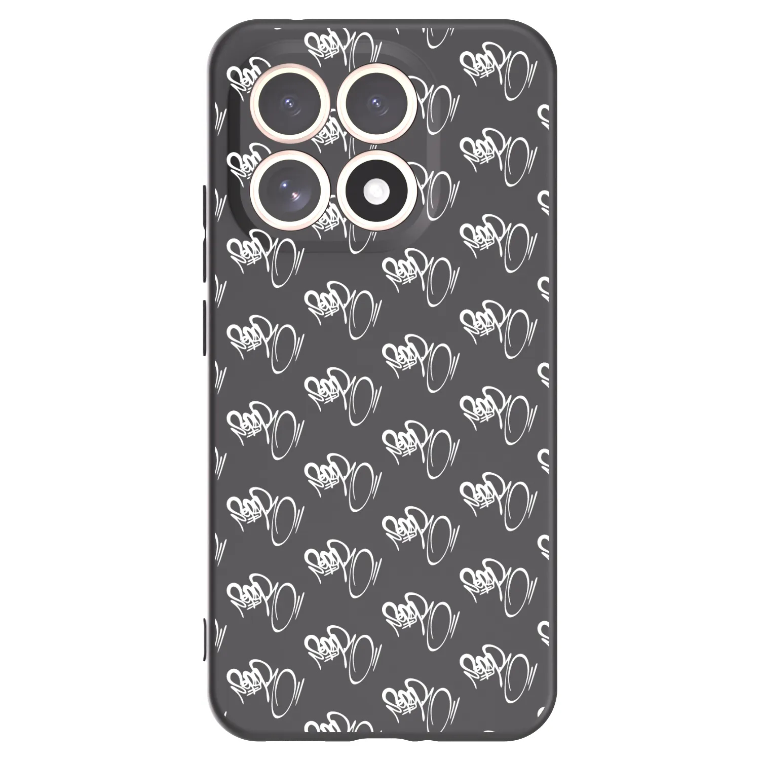 Picasee silikonový černý obal pro Xiaomi 15T - Separ - White On Black