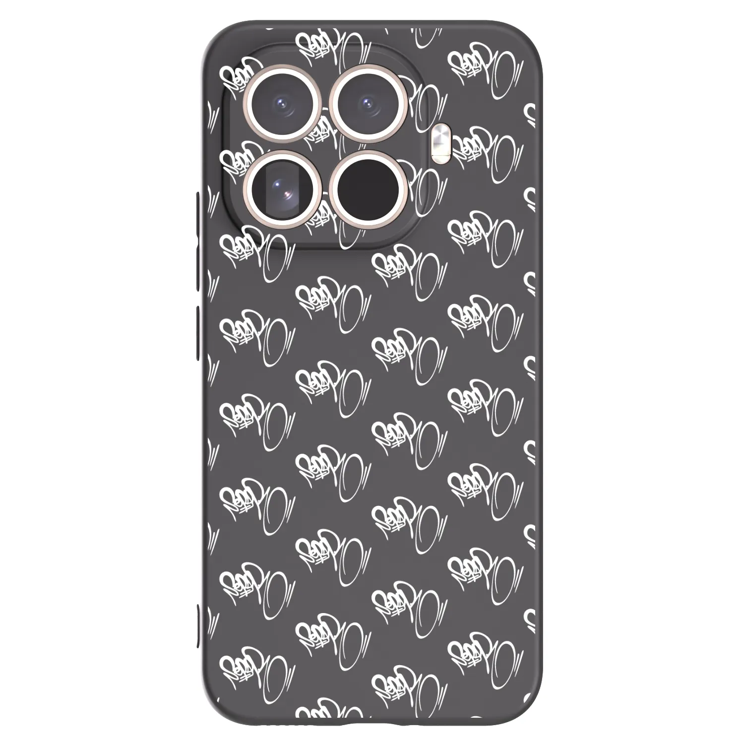Picasee silikonový černý obal pro Xiaomi 15T Pro - Separ - White On Black