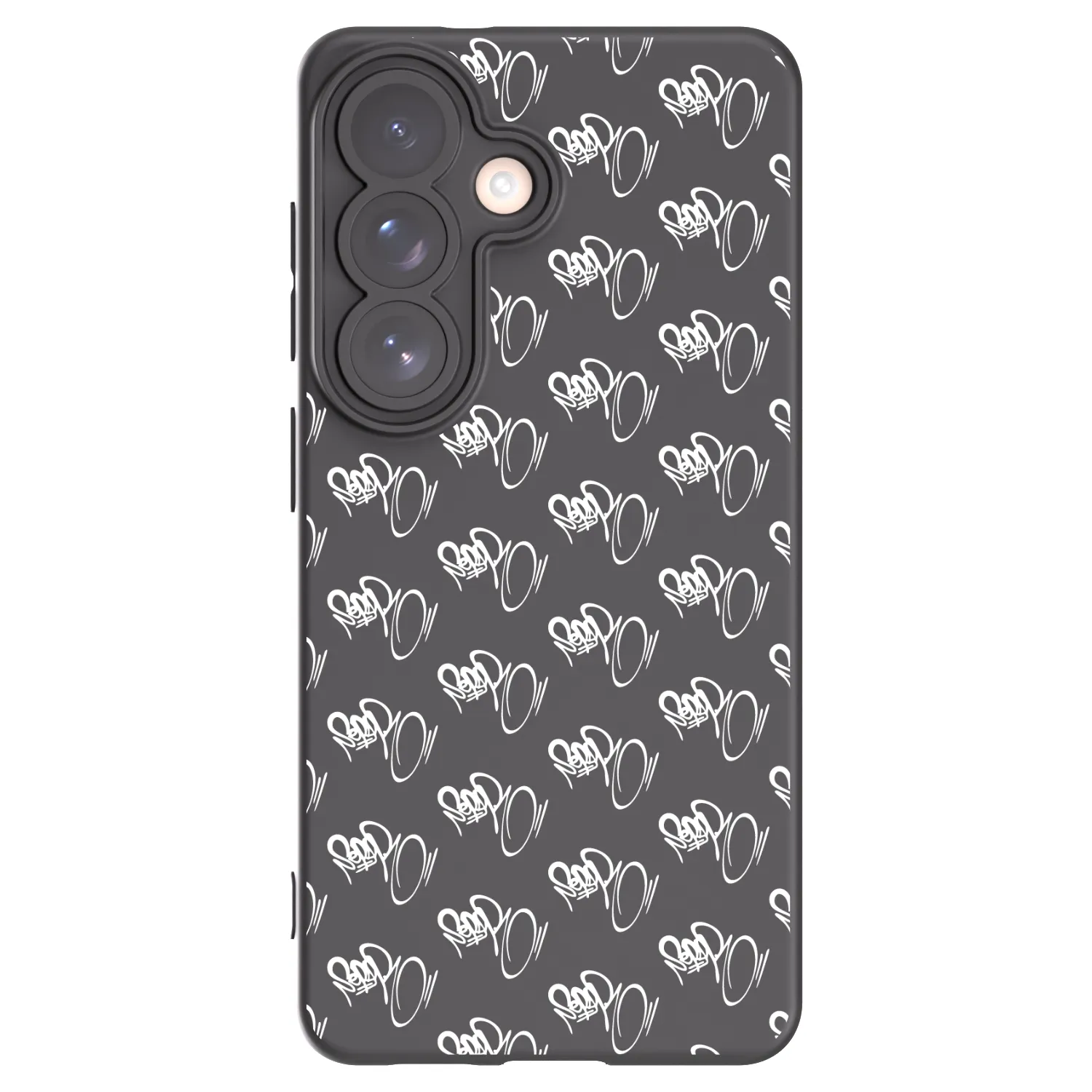 Picasee silikonový černý obal pro Samsung Galaxy S26 - Separ - White On Black