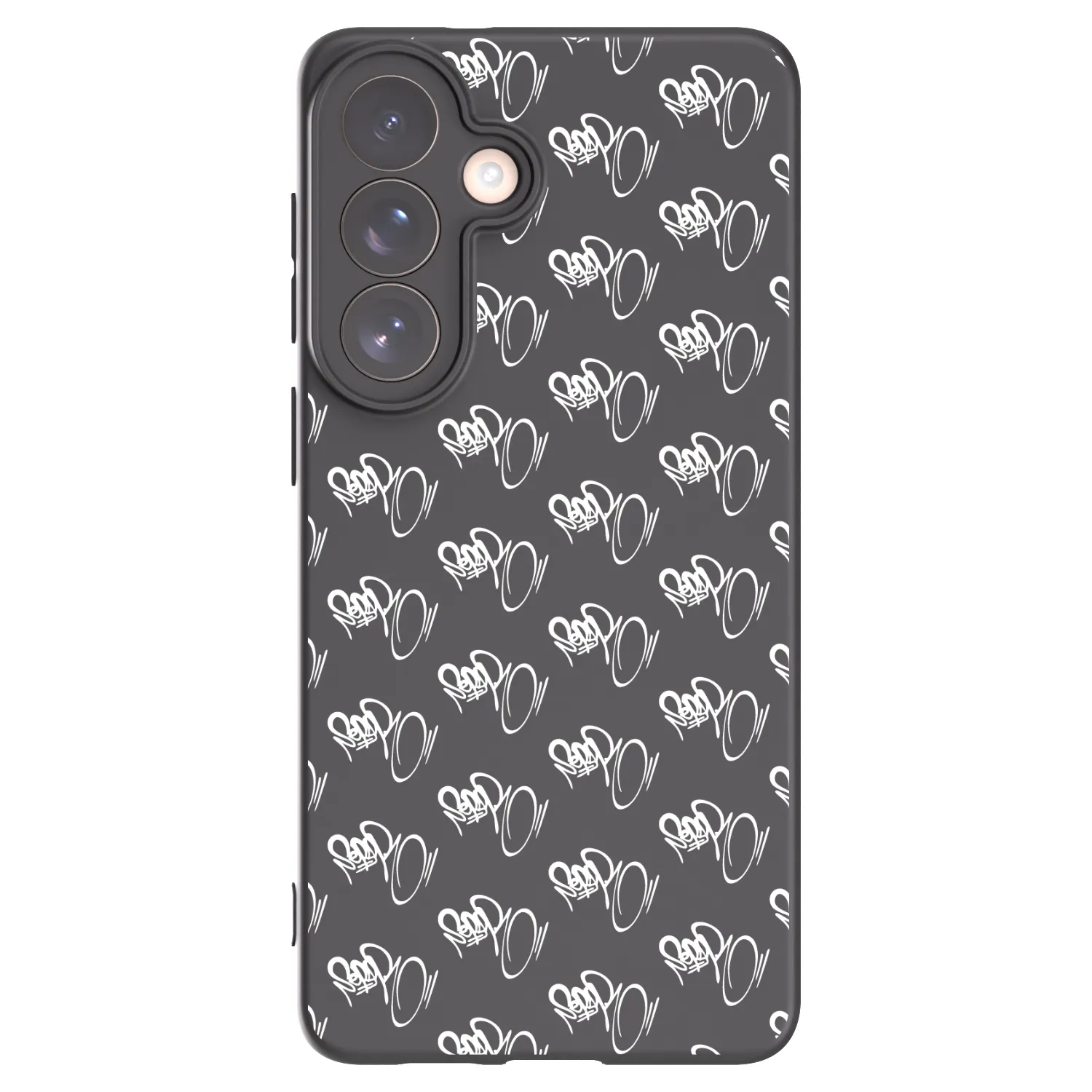 Picasee silikonový černý obal pro Samsung Galaxy S26+ - Separ - White On Black