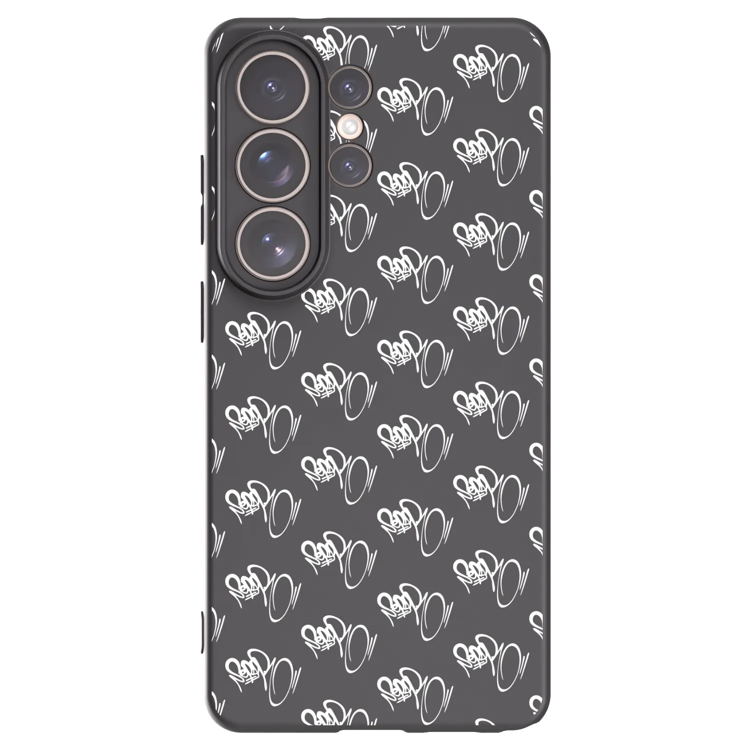 Picasee silikonový černý obal pro Samsung Galaxy S26 Ultra - Separ - White On Black