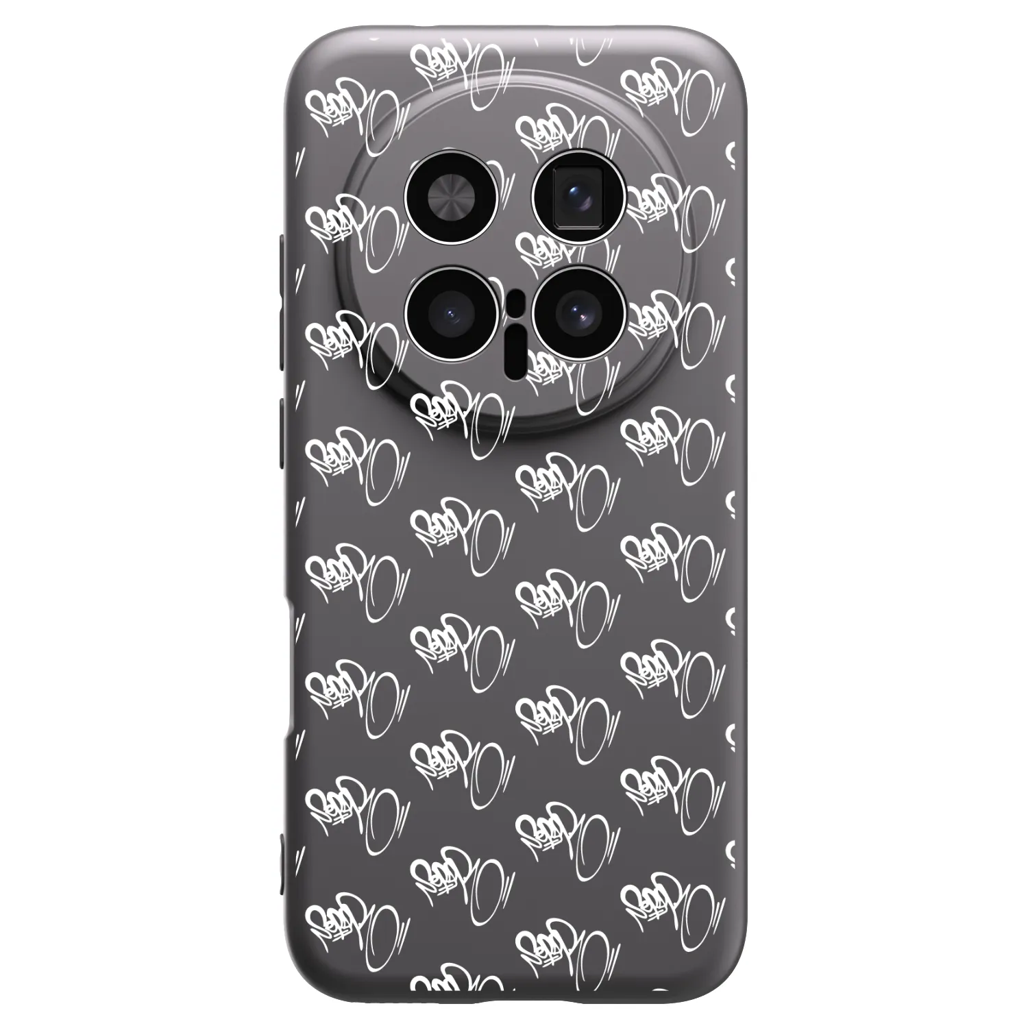 Picasee silikonový černý obal pro Honor Magic8 Pro 5G - Separ - White On Black