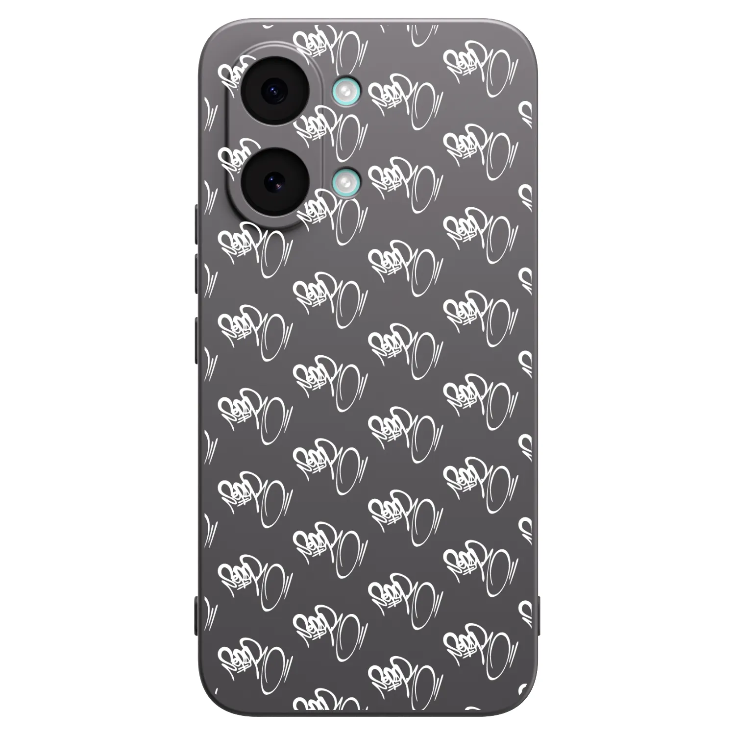 Picasee silikonový černý obal pro Xiaomi Poco X8 Pro Max - Separ - White On Black