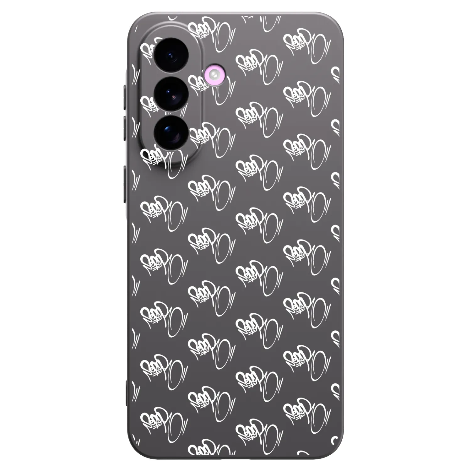 Picasee silikonový černý obal pro Samsung Galaxy A57 5G - Separ - White On Black
