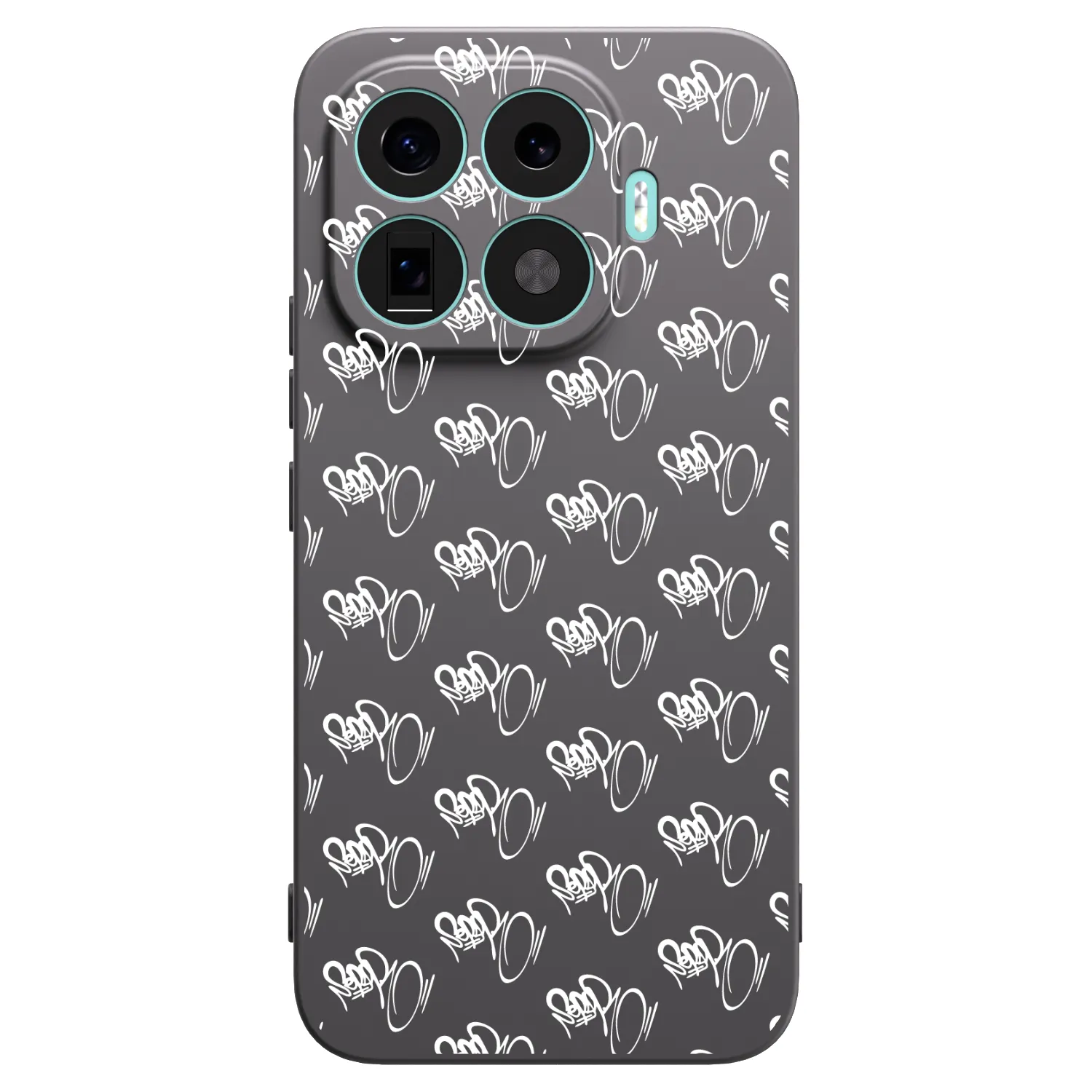 Picasee silikonový černý obal pro Xiaomi 17T Pro - Separ - White On Black